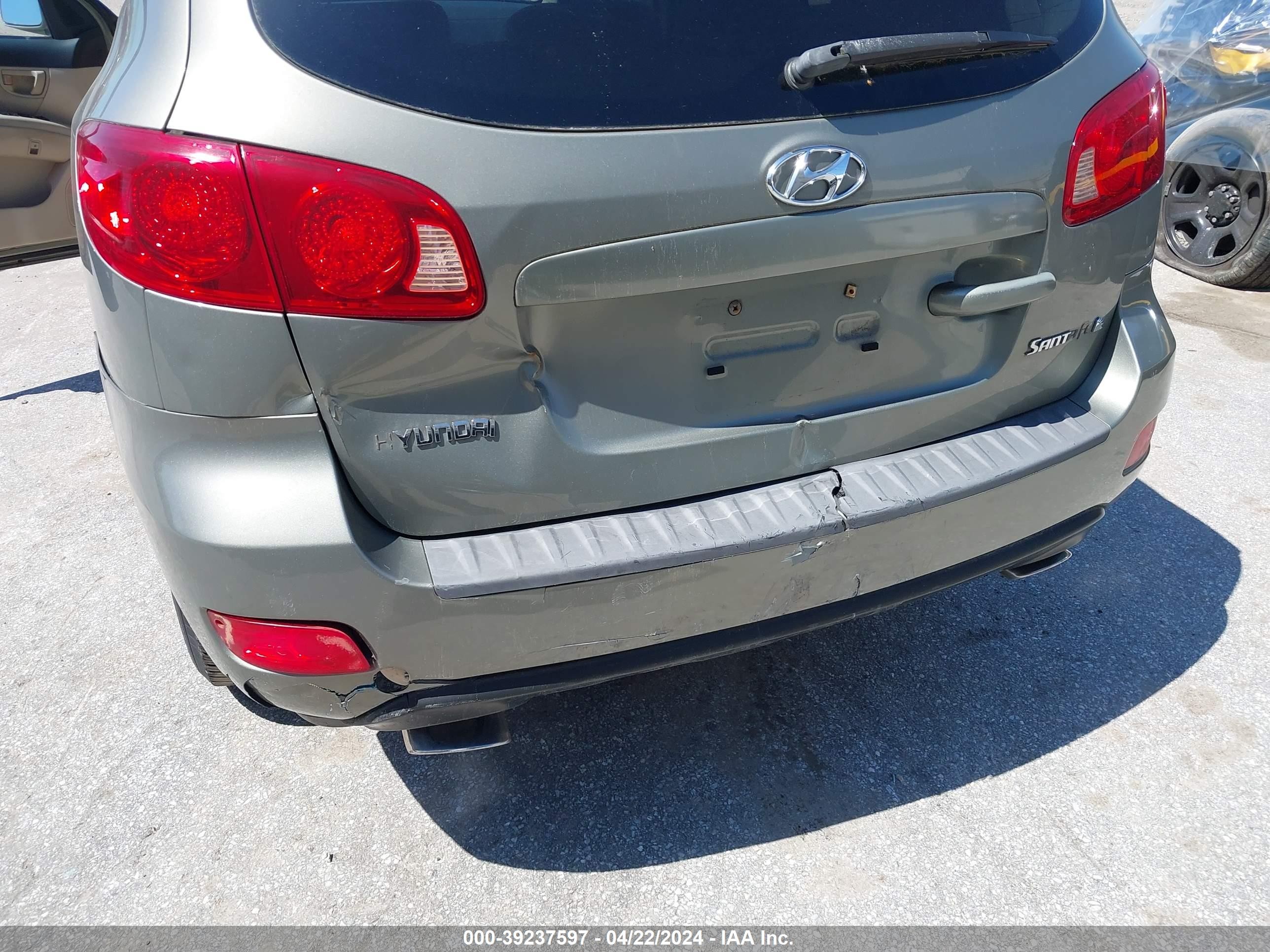 Photo 5 VIN: 5NMSG13D07H053607 - HYUNDAI SANTA FE 