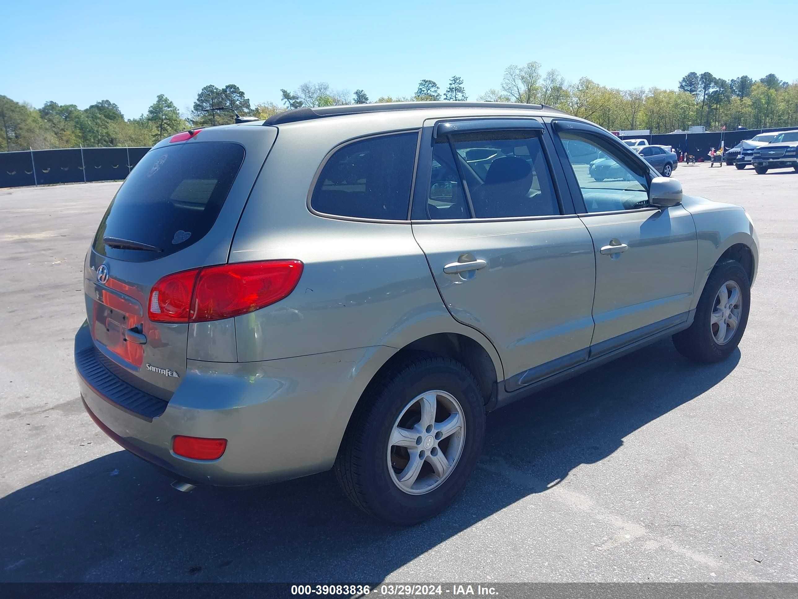 Photo 3 VIN: 5NMSG13D08H147052 - HYUNDAI SANTA FE 