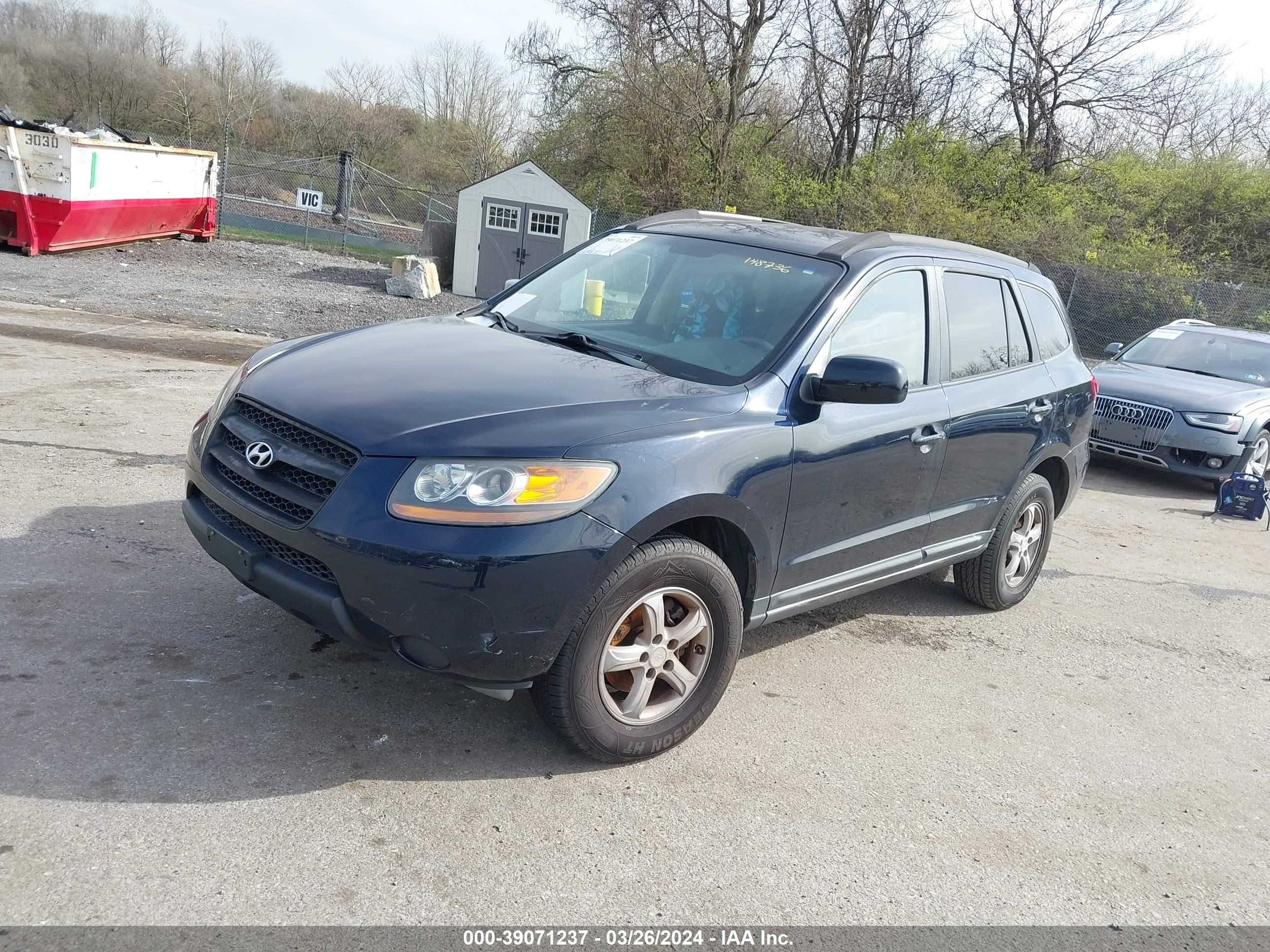 Photo 1 VIN: 5NMSG13D28H148736 - HYUNDAI SANTA FE 