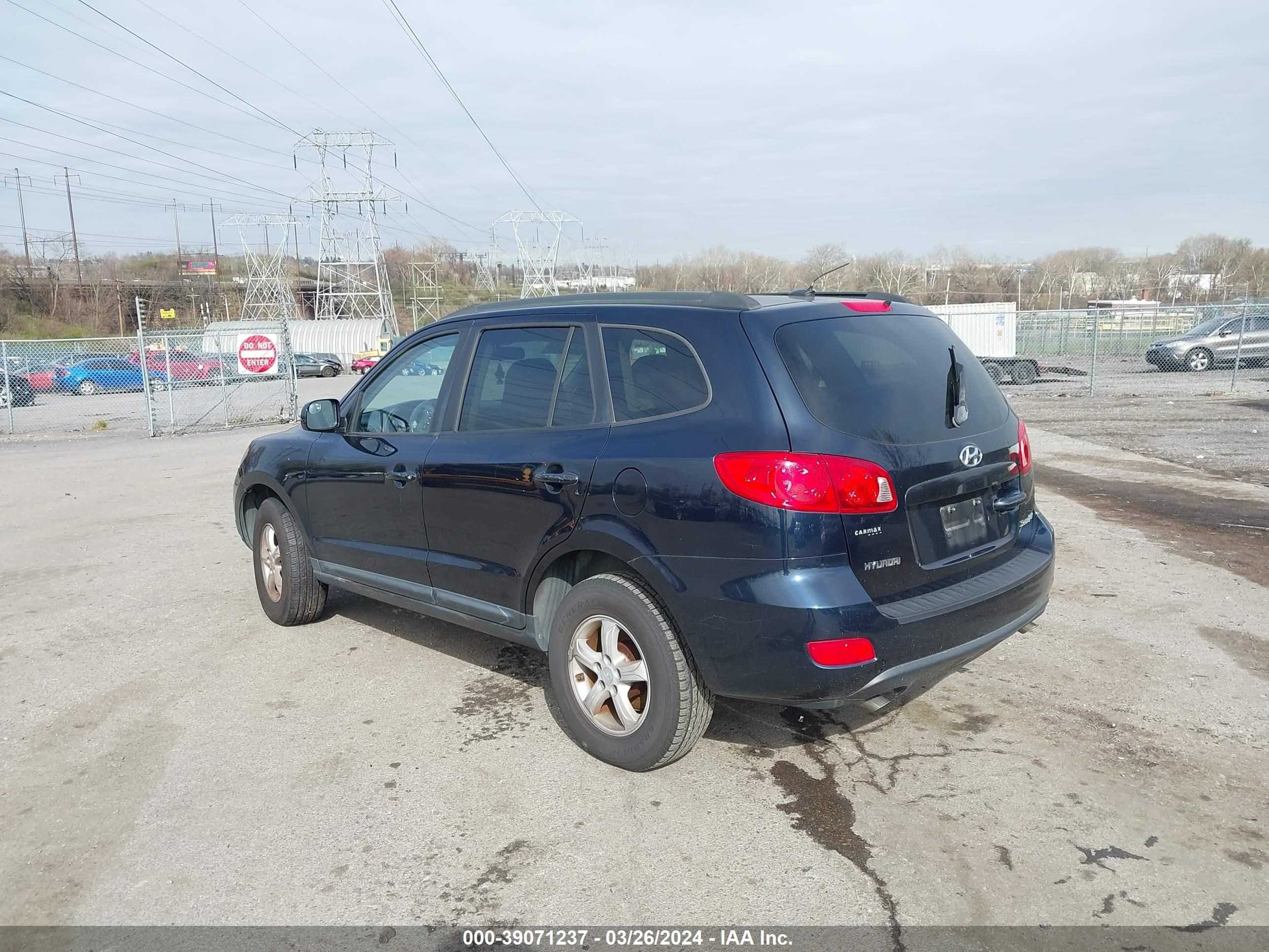 Photo 2 VIN: 5NMSG13D28H148736 - HYUNDAI SANTA FE 