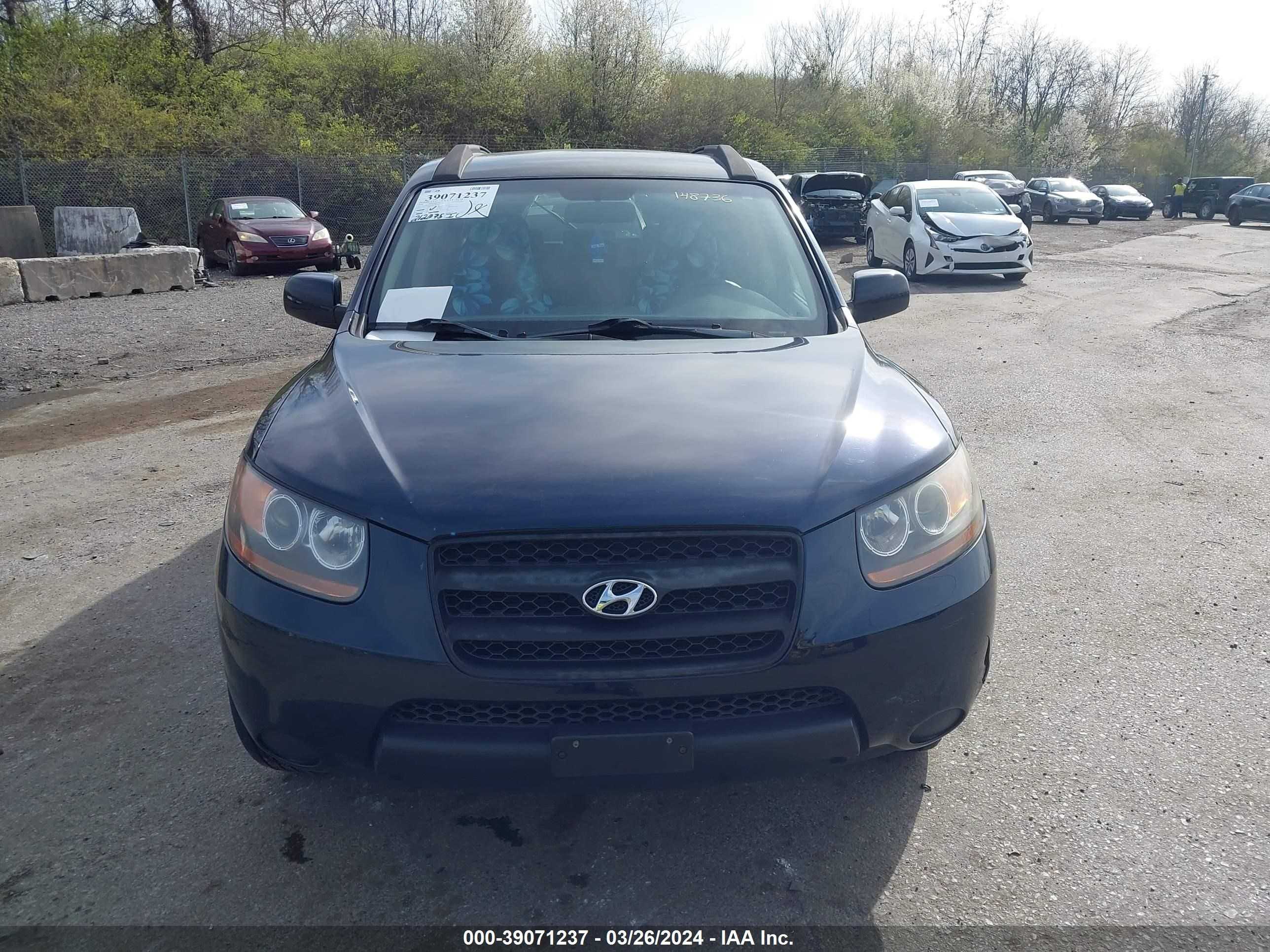 Photo 5 VIN: 5NMSG13D28H148736 - HYUNDAI SANTA FE 