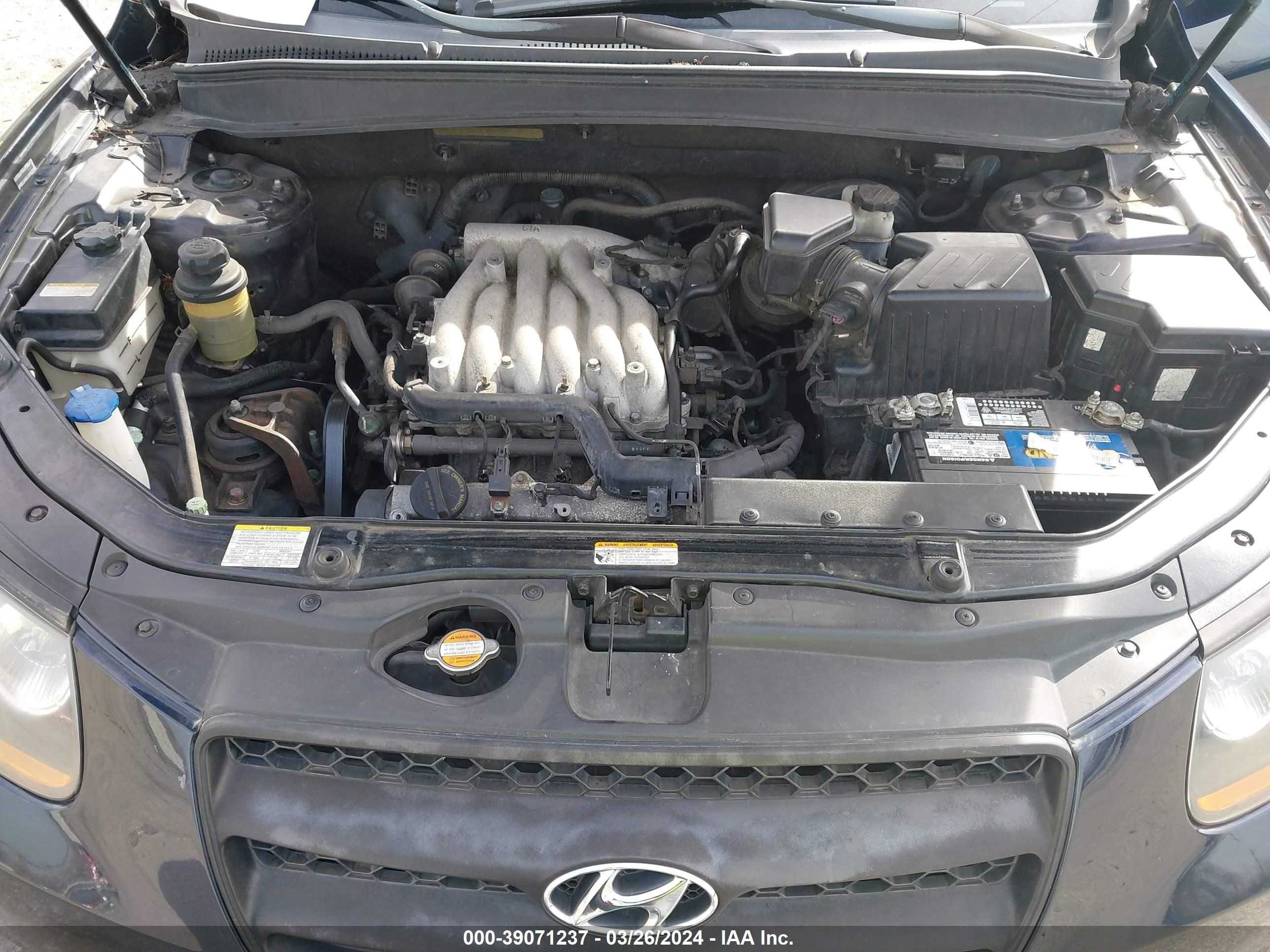 Photo 9 VIN: 5NMSG13D28H148736 - HYUNDAI SANTA FE 