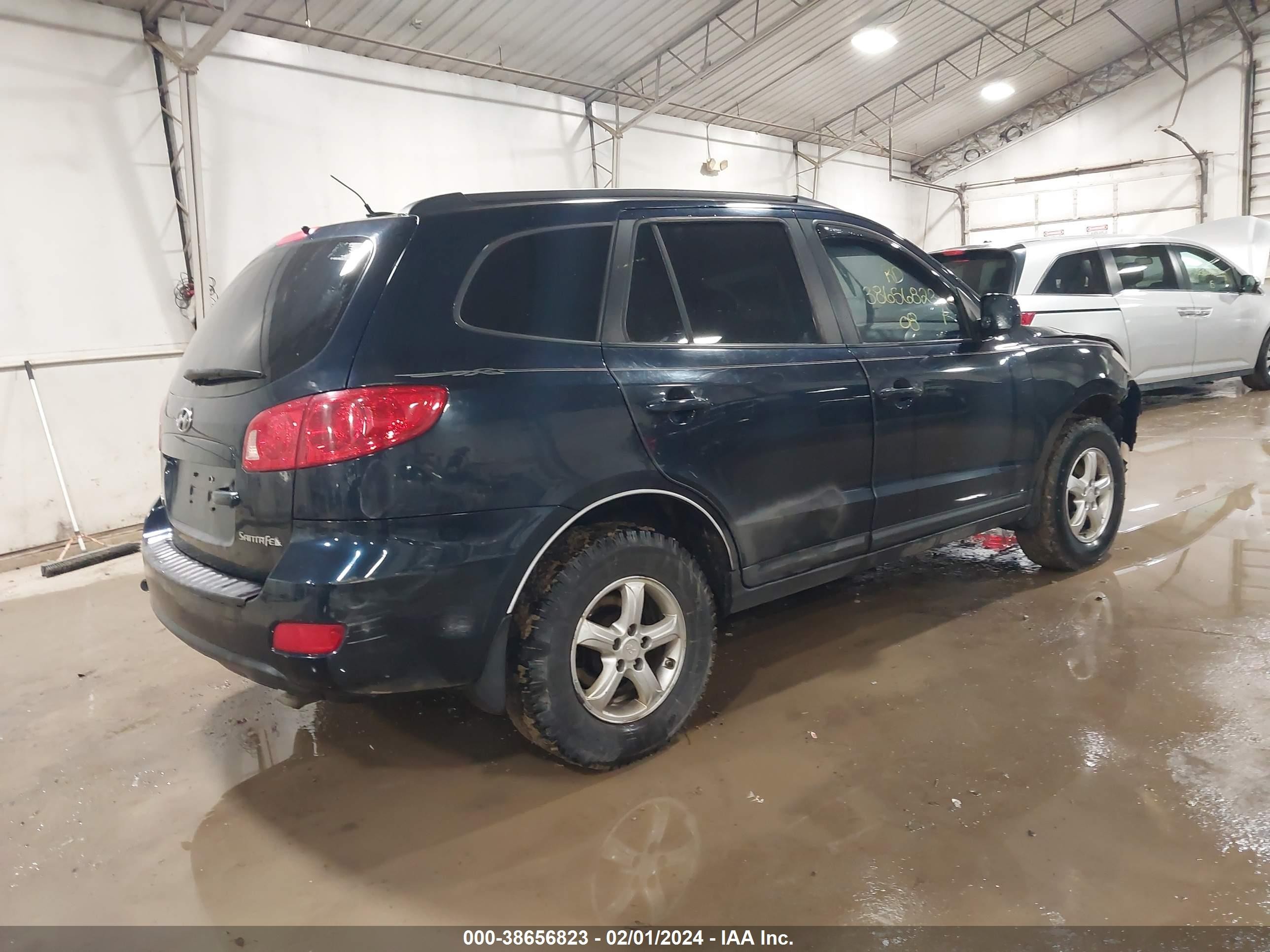 Photo 3 VIN: 5NMSG13D28H225850 - HYUNDAI SANTA FE 