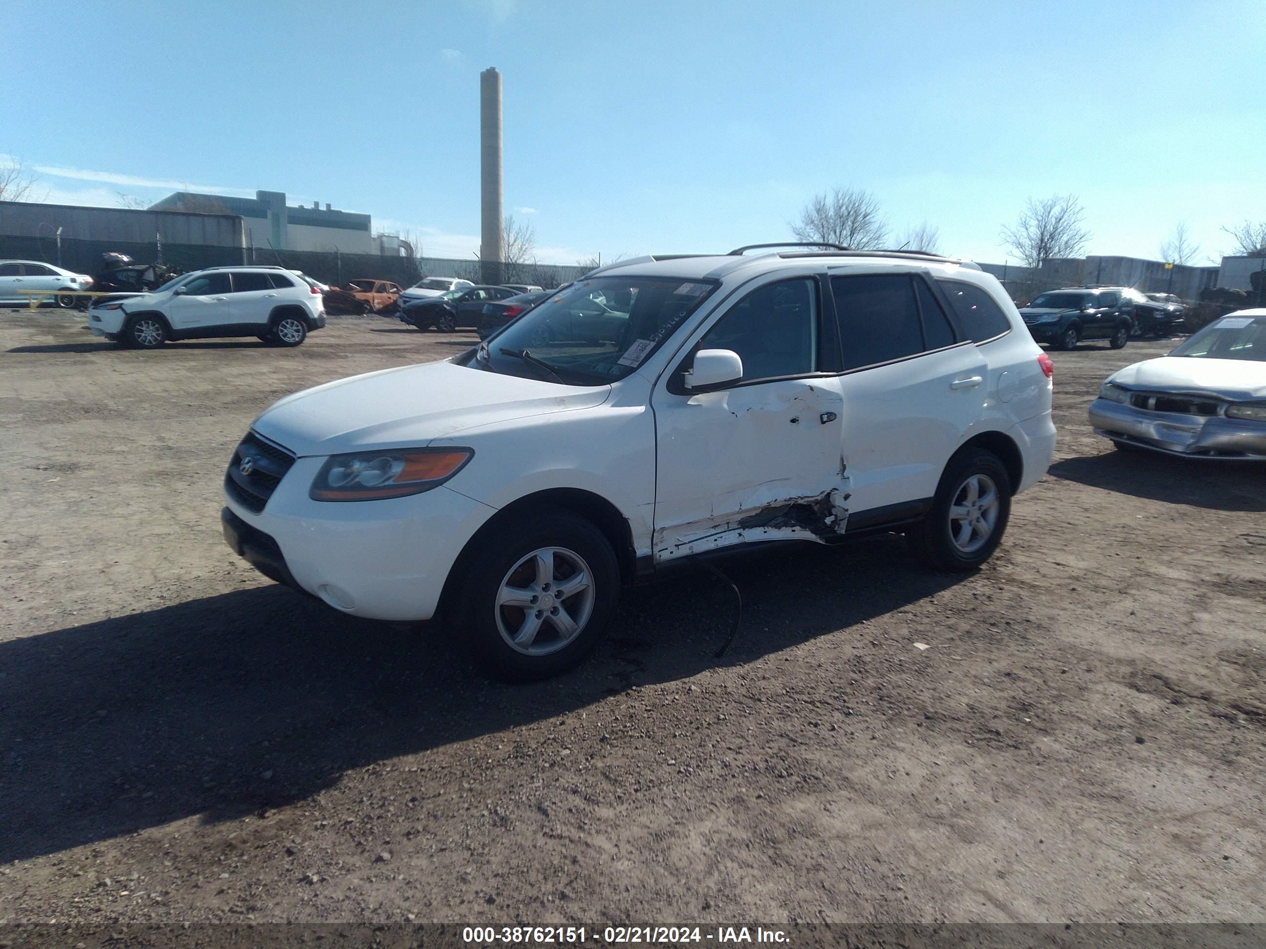 Photo 1 VIN: 5NMSG13D37H073401 - HYUNDAI SANTA FE 