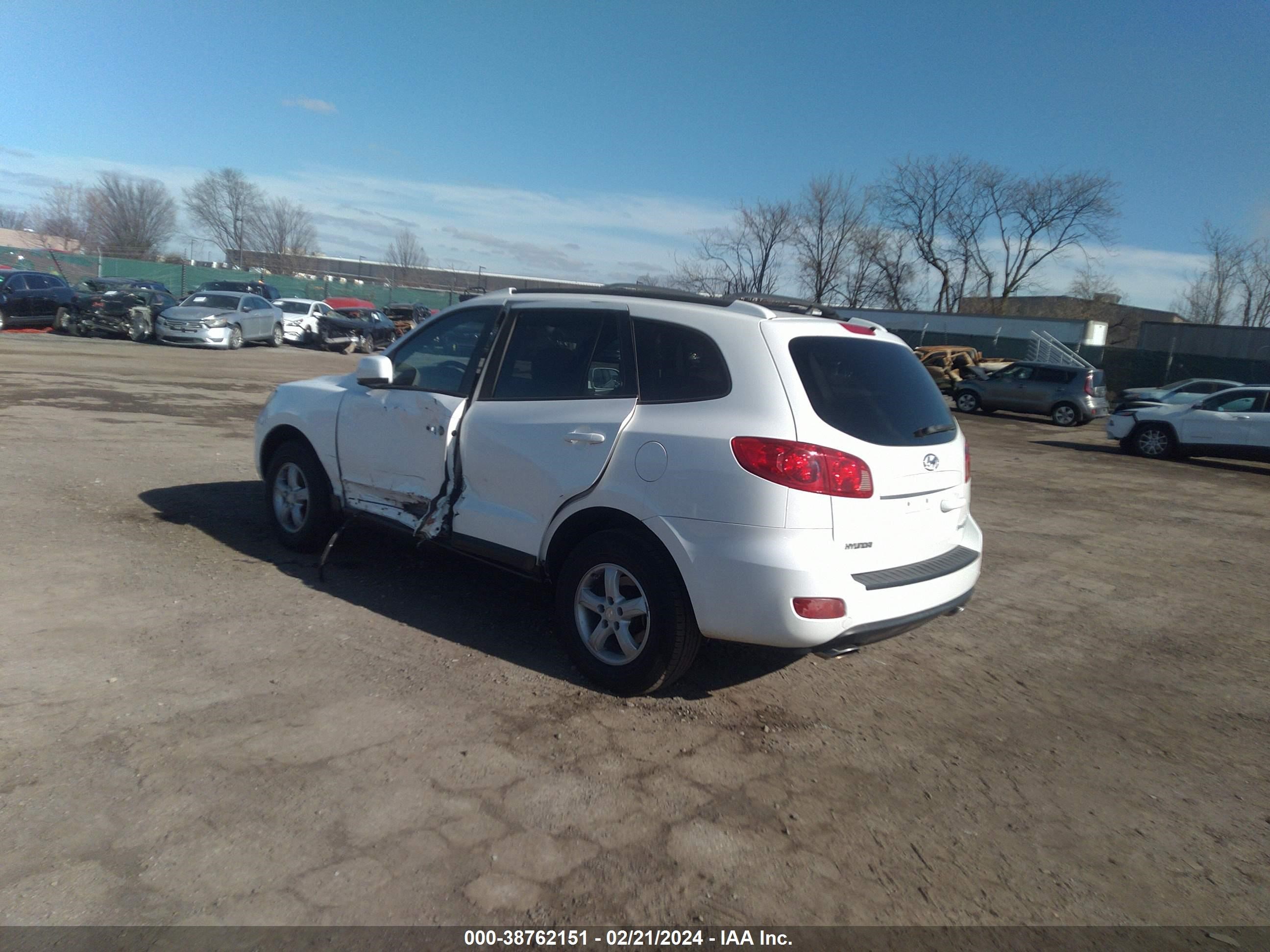 Photo 2 VIN: 5NMSG13D37H073401 - HYUNDAI SANTA FE 