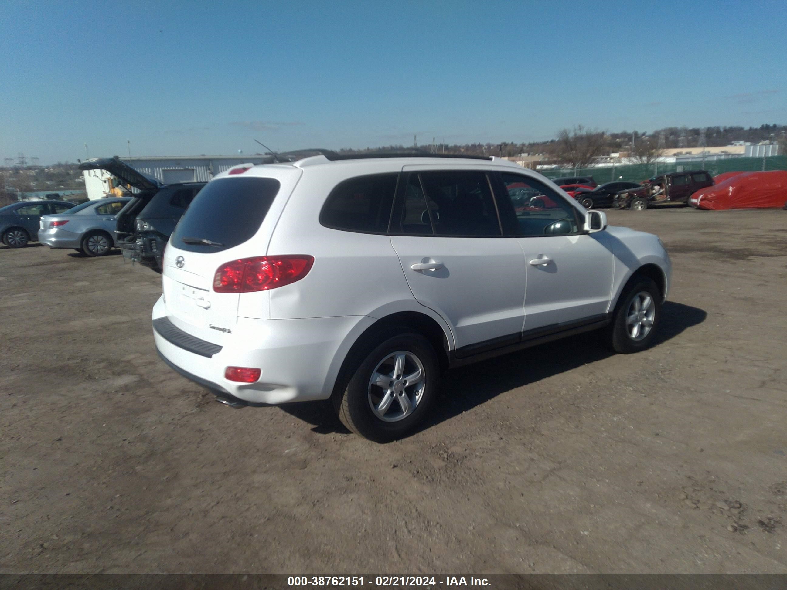 Photo 3 VIN: 5NMSG13D37H073401 - HYUNDAI SANTA FE 