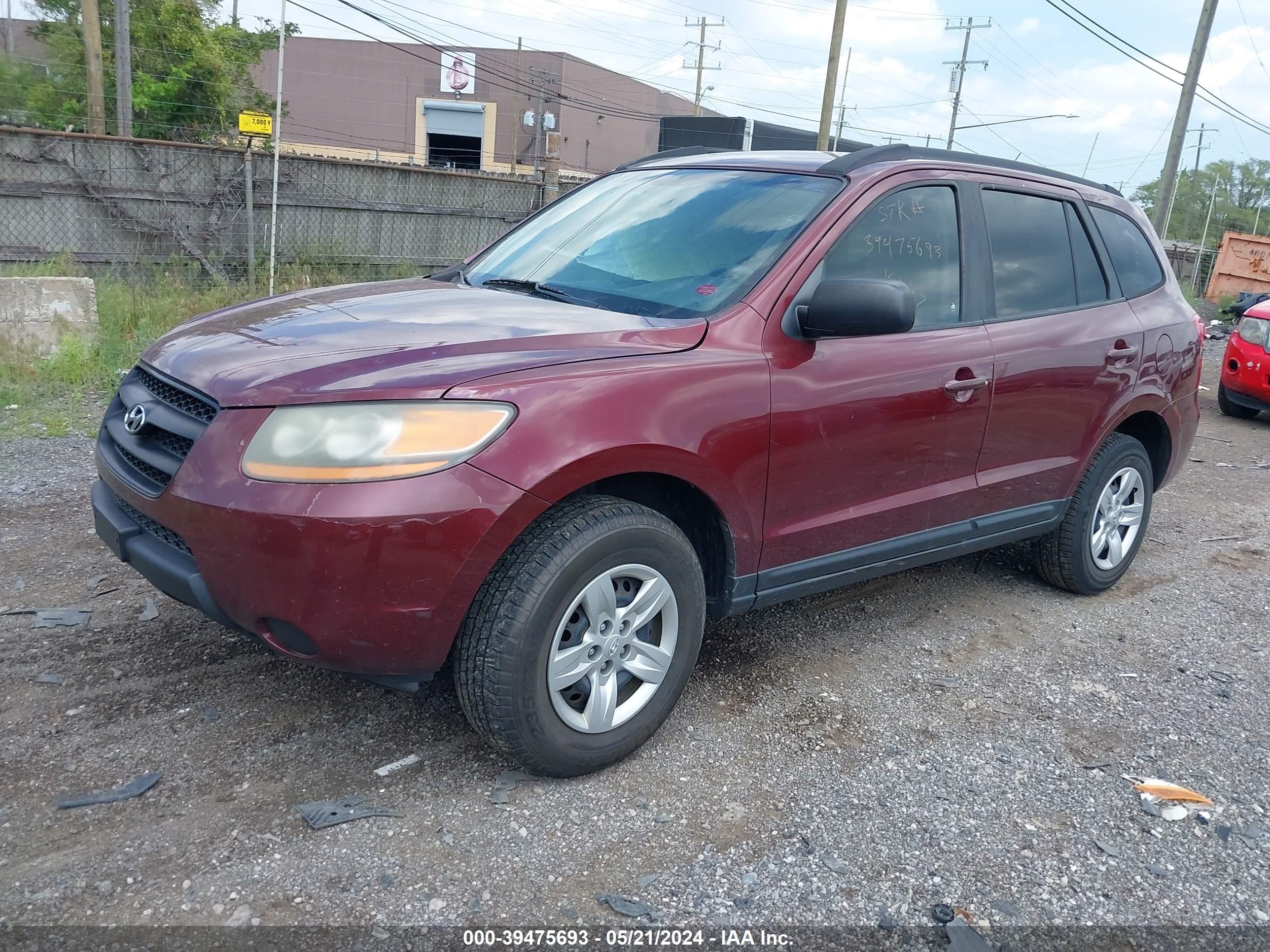 Photo 1 VIN: 5NMSG13D39H263363 - HYUNDAI SANTA FE 