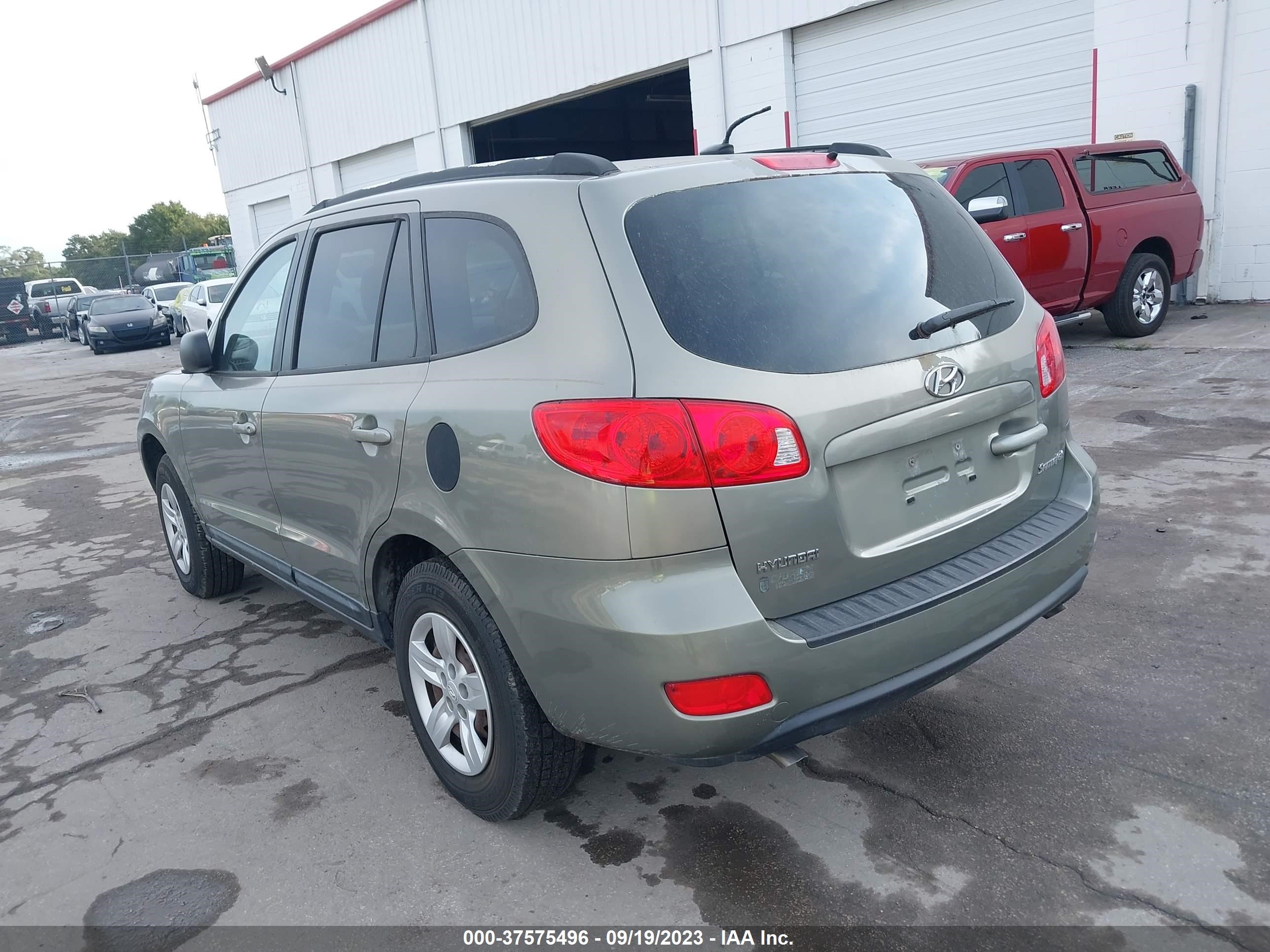 Photo 2 VIN: 5NMSG13D49H243767 - HYUNDAI SANTA FE 