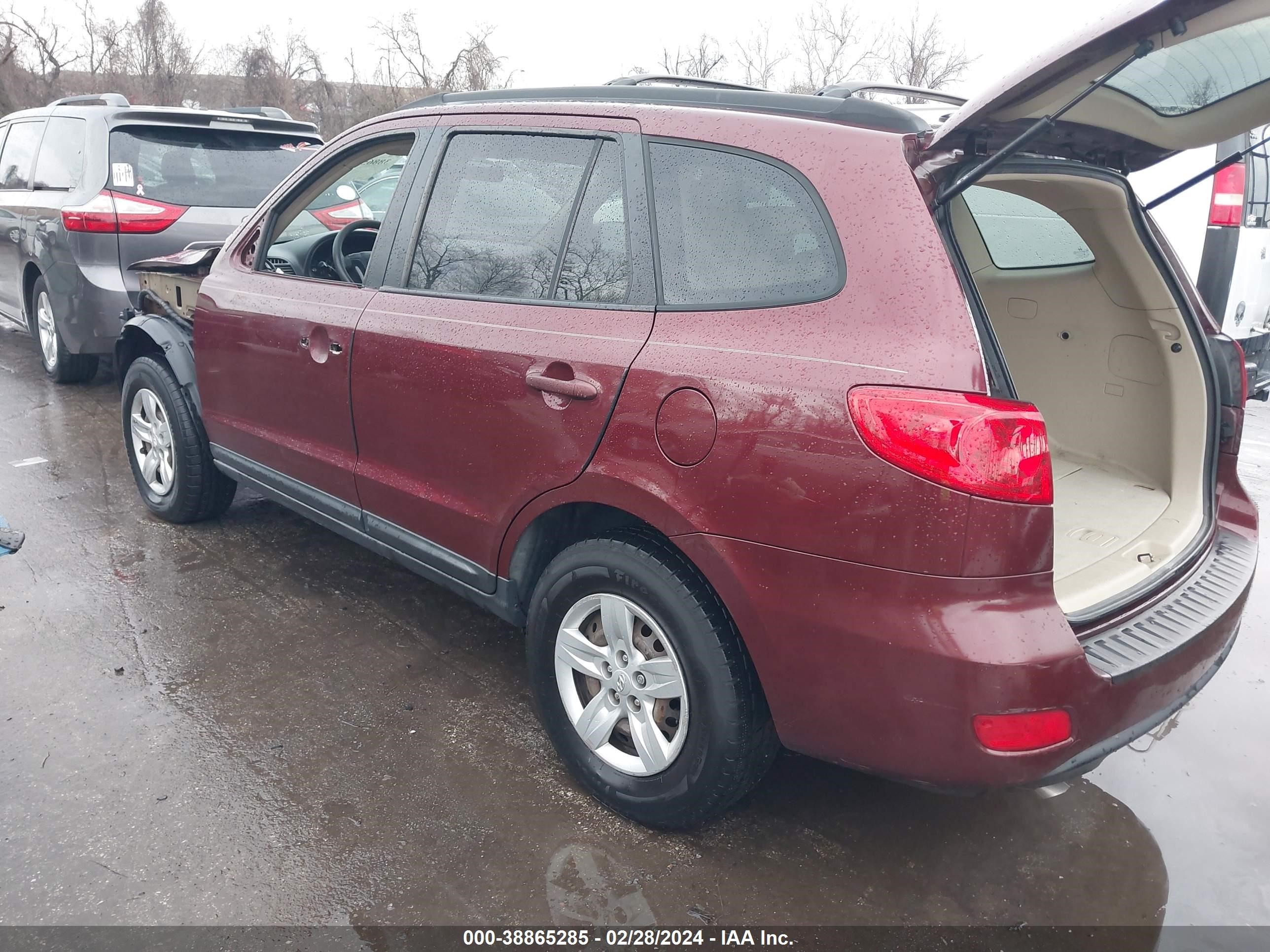 Photo 2 VIN: 5NMSG13D49H305409 - HYUNDAI SANTA FE 