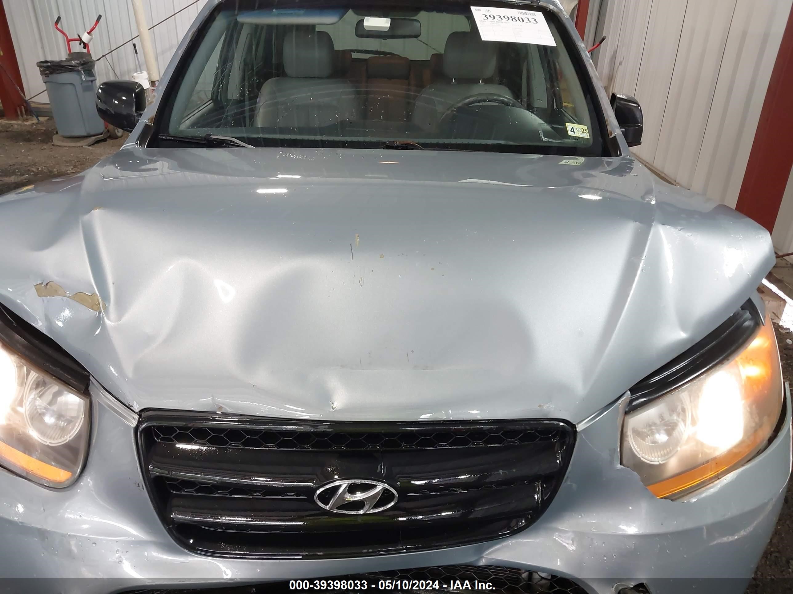 Photo 9 VIN: 5NMSG13D59H239646 - HYUNDAI SANTA FE 