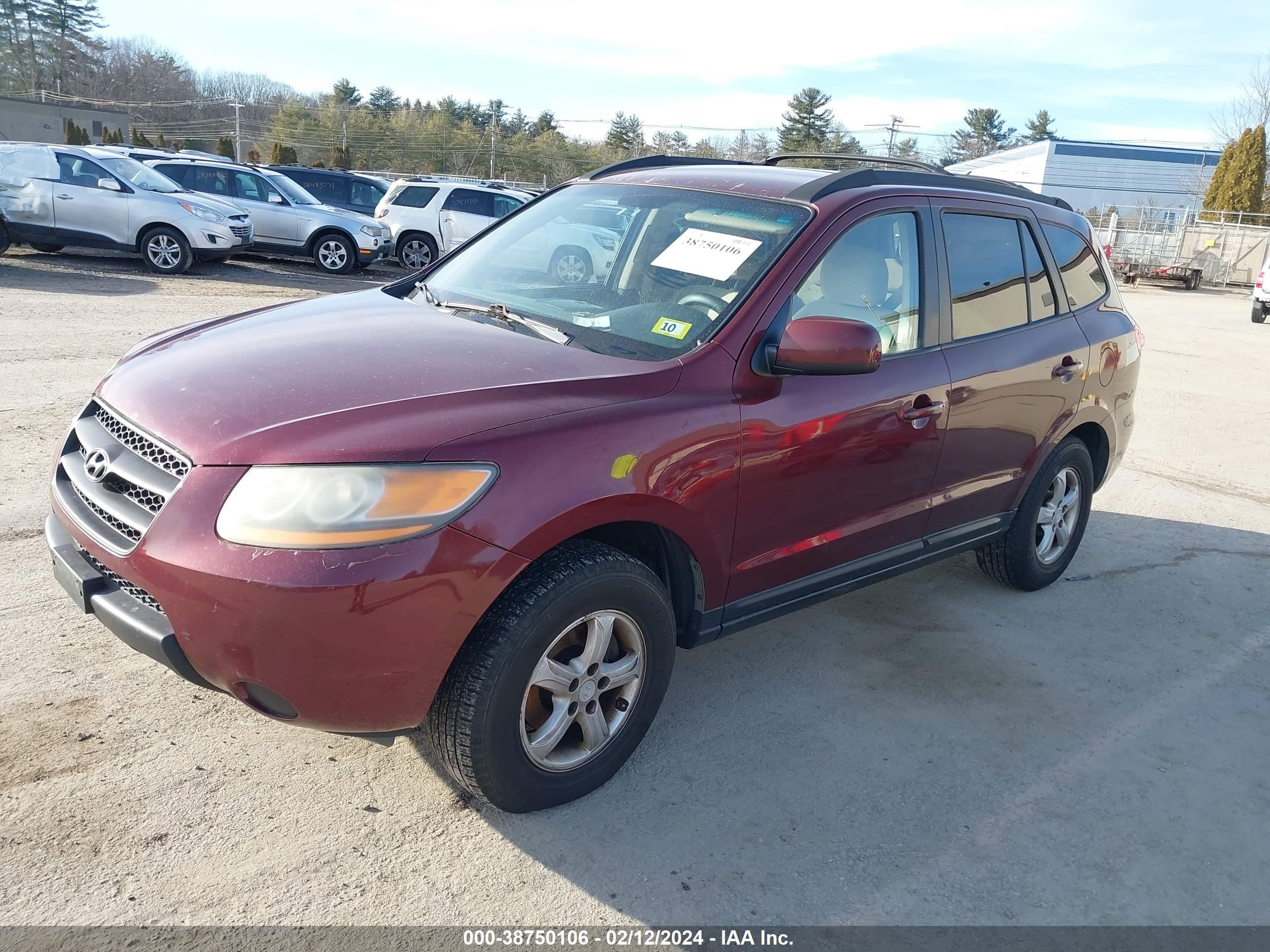 Photo 1 VIN: 5NMSG13D68H152854 - HYUNDAI SANTA FE 