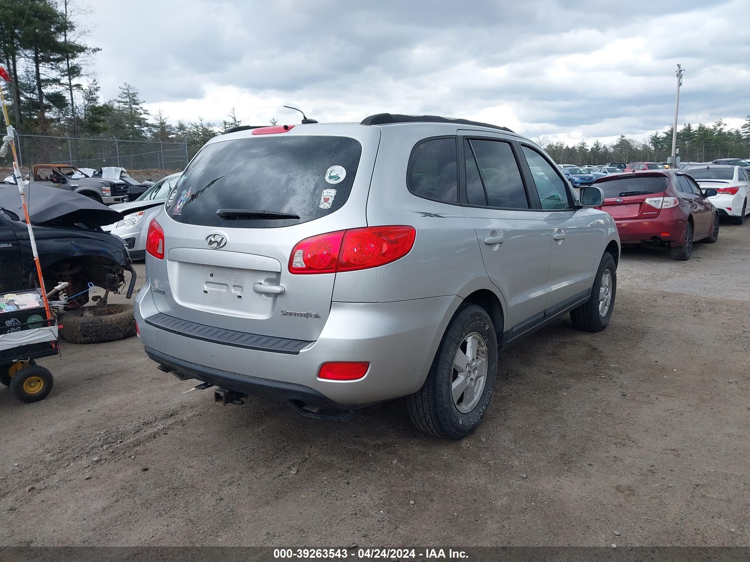 Photo 3 VIN: 5NMSG13D88H207188 - HYUNDAI SANTA FE 