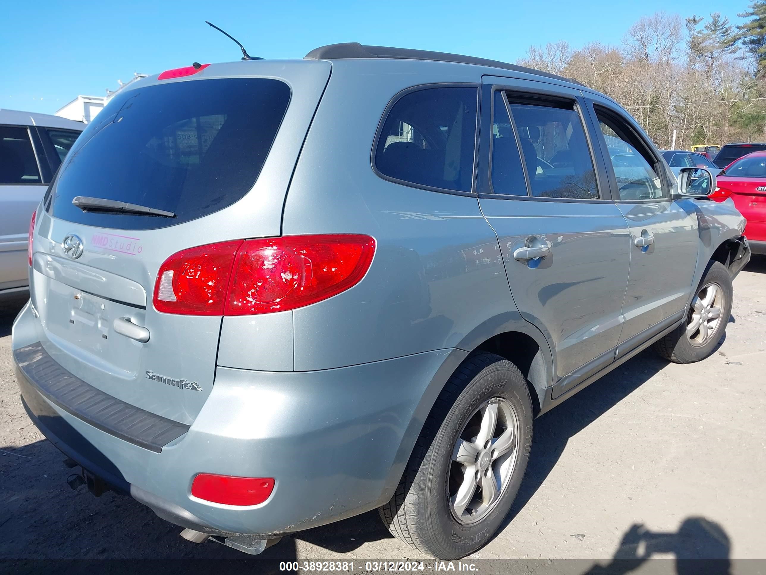 Photo 3 VIN: 5NMSG13D88H209880 - HYUNDAI SANTA FE 