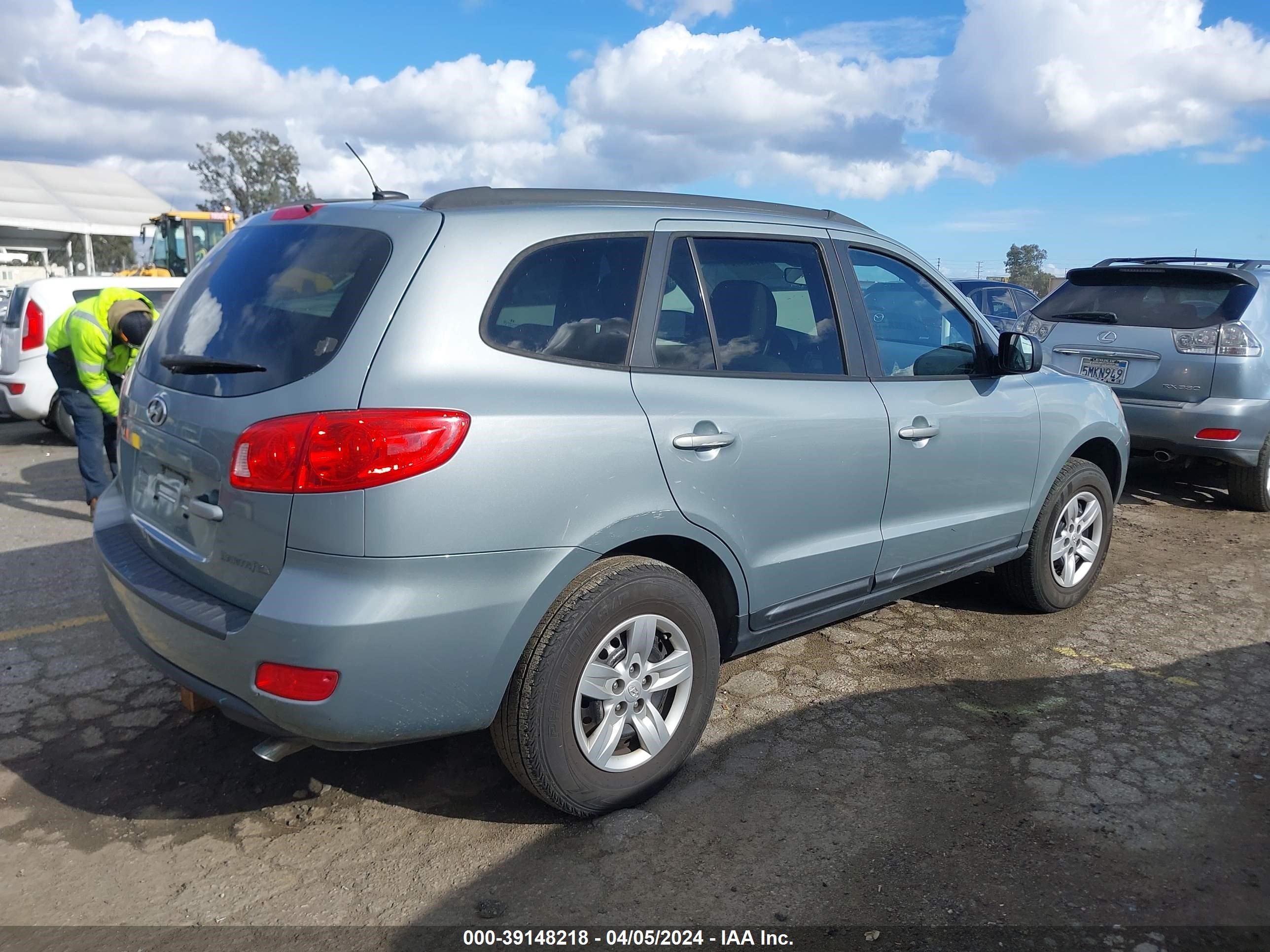 Photo 3 VIN: 5NMSG13D89H309995 - HYUNDAI SANTA FE 