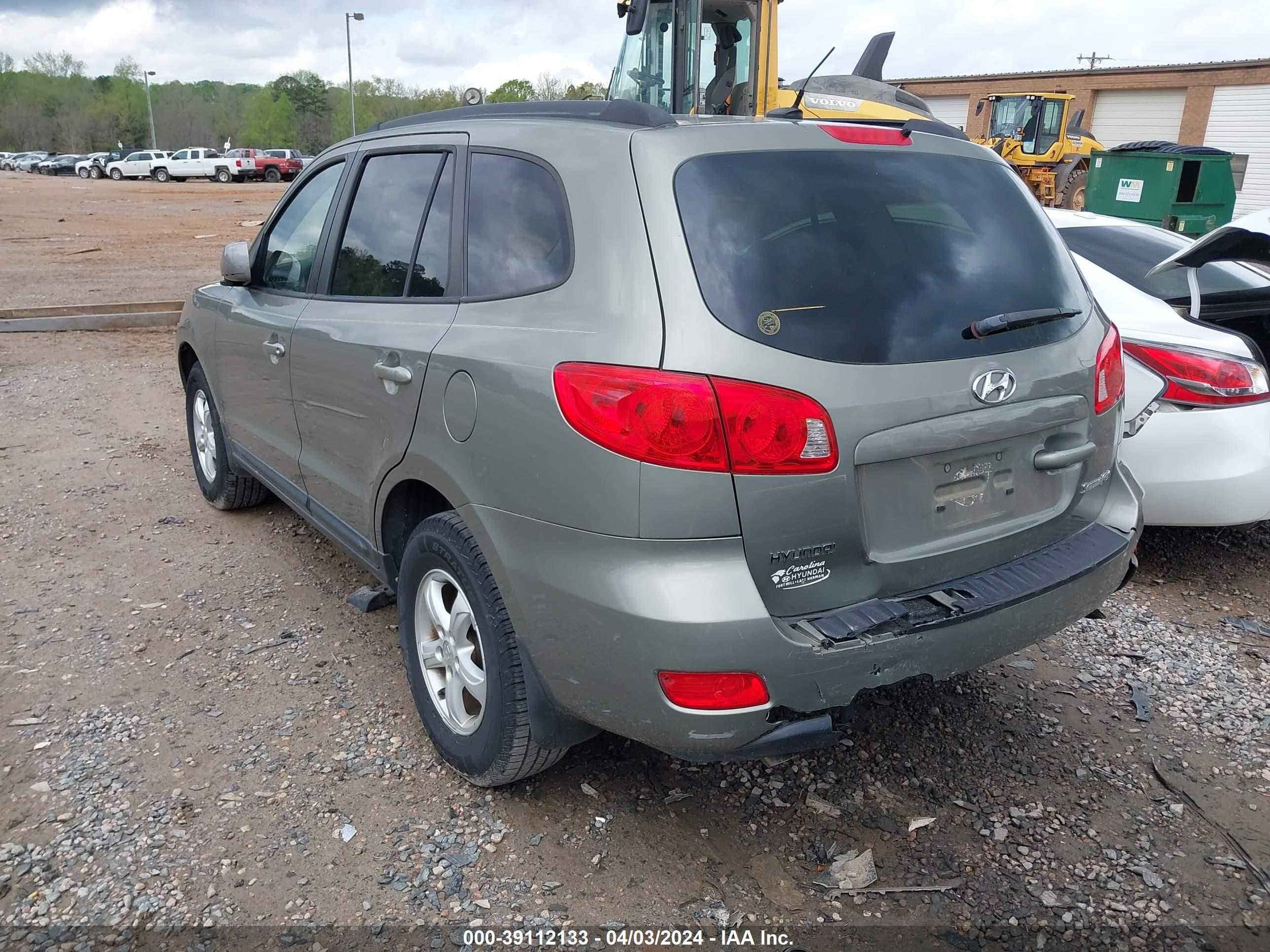 Photo 2 VIN: 5NMSG13D98H157496 - HYUNDAI SANTA FE 