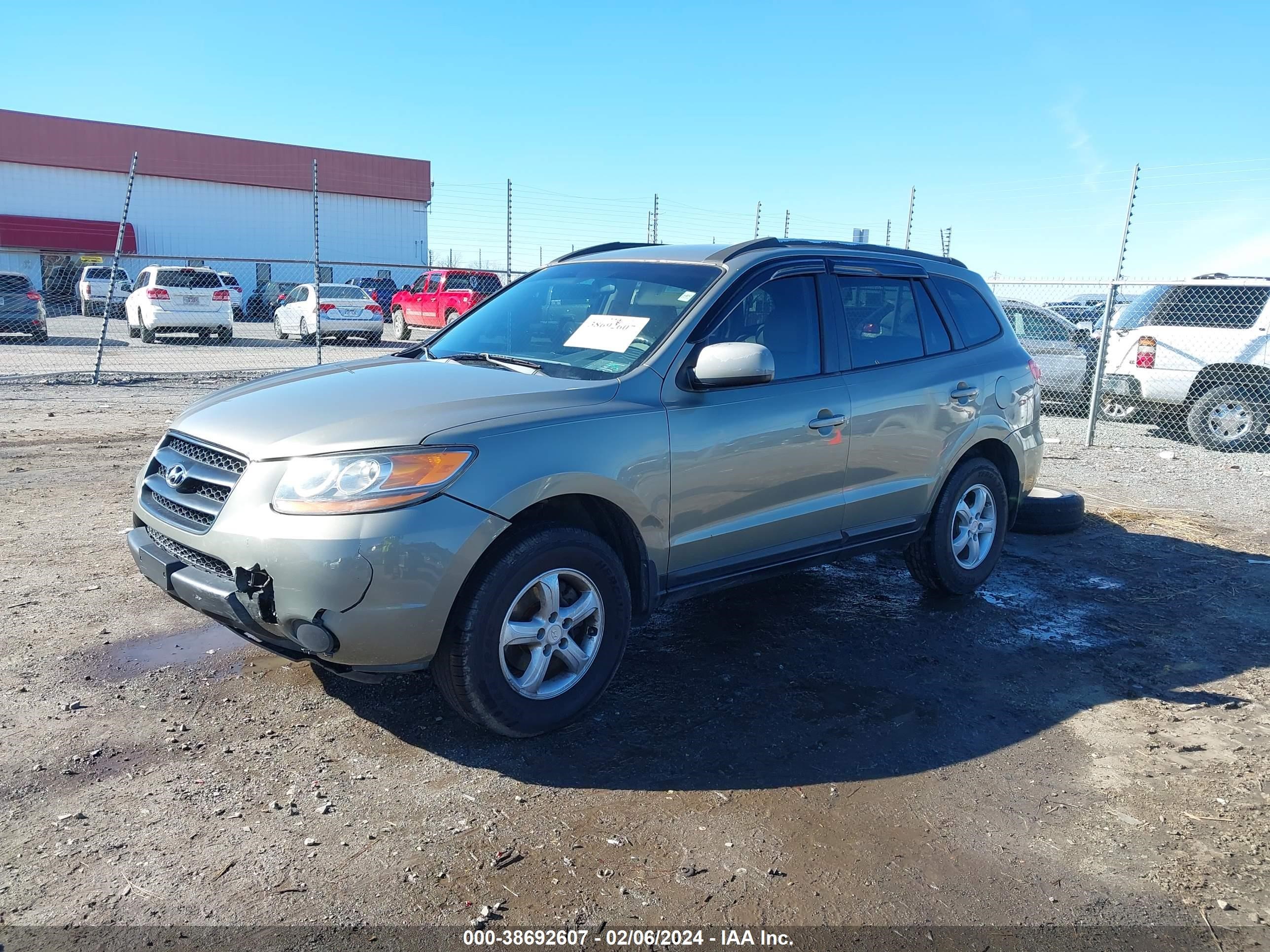 Photo 1 VIN: 5NMSG13D98H203196 - HYUNDAI SANTA FE 