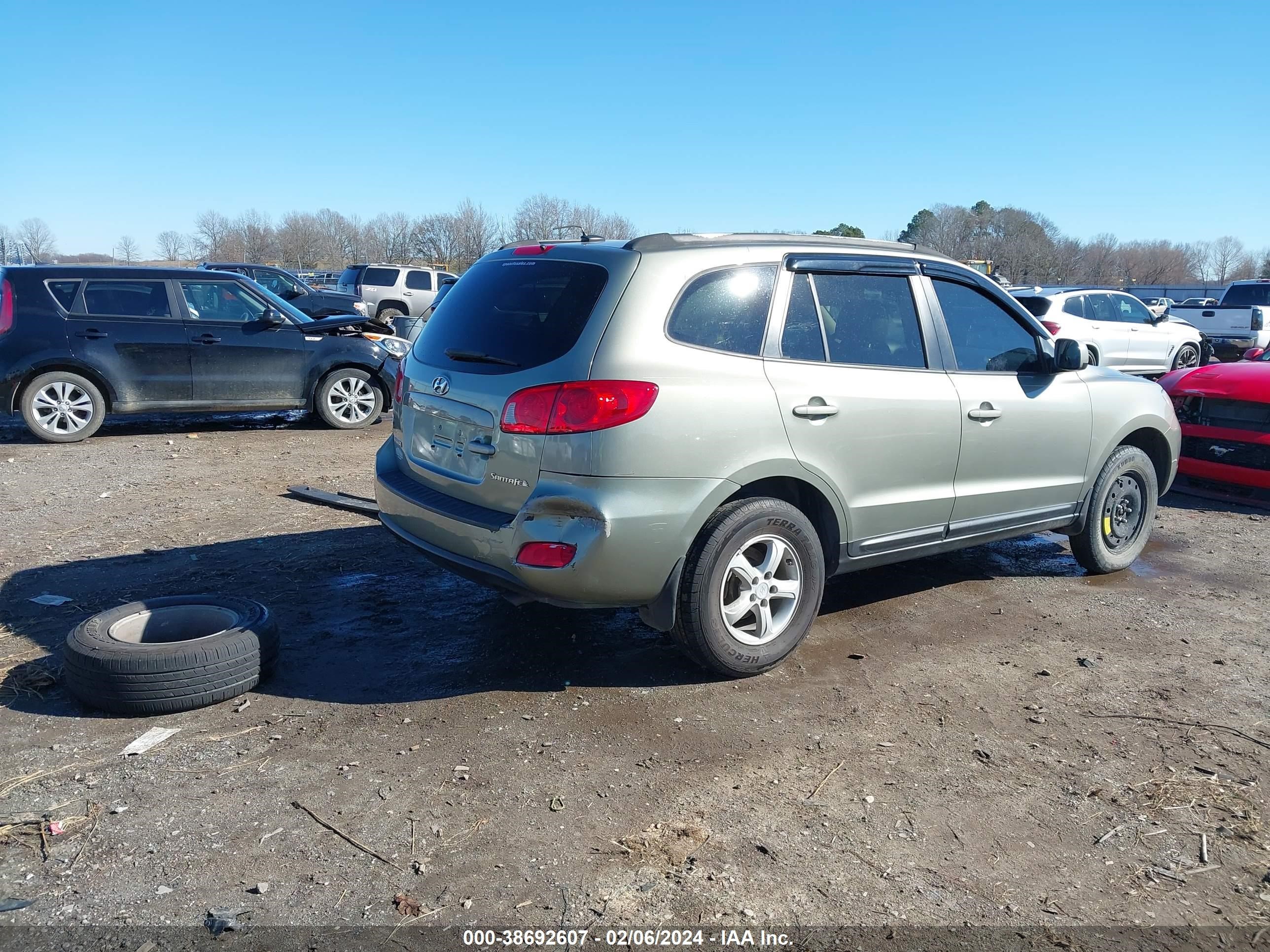 Photo 3 VIN: 5NMSG13D98H203196 - HYUNDAI SANTA FE 