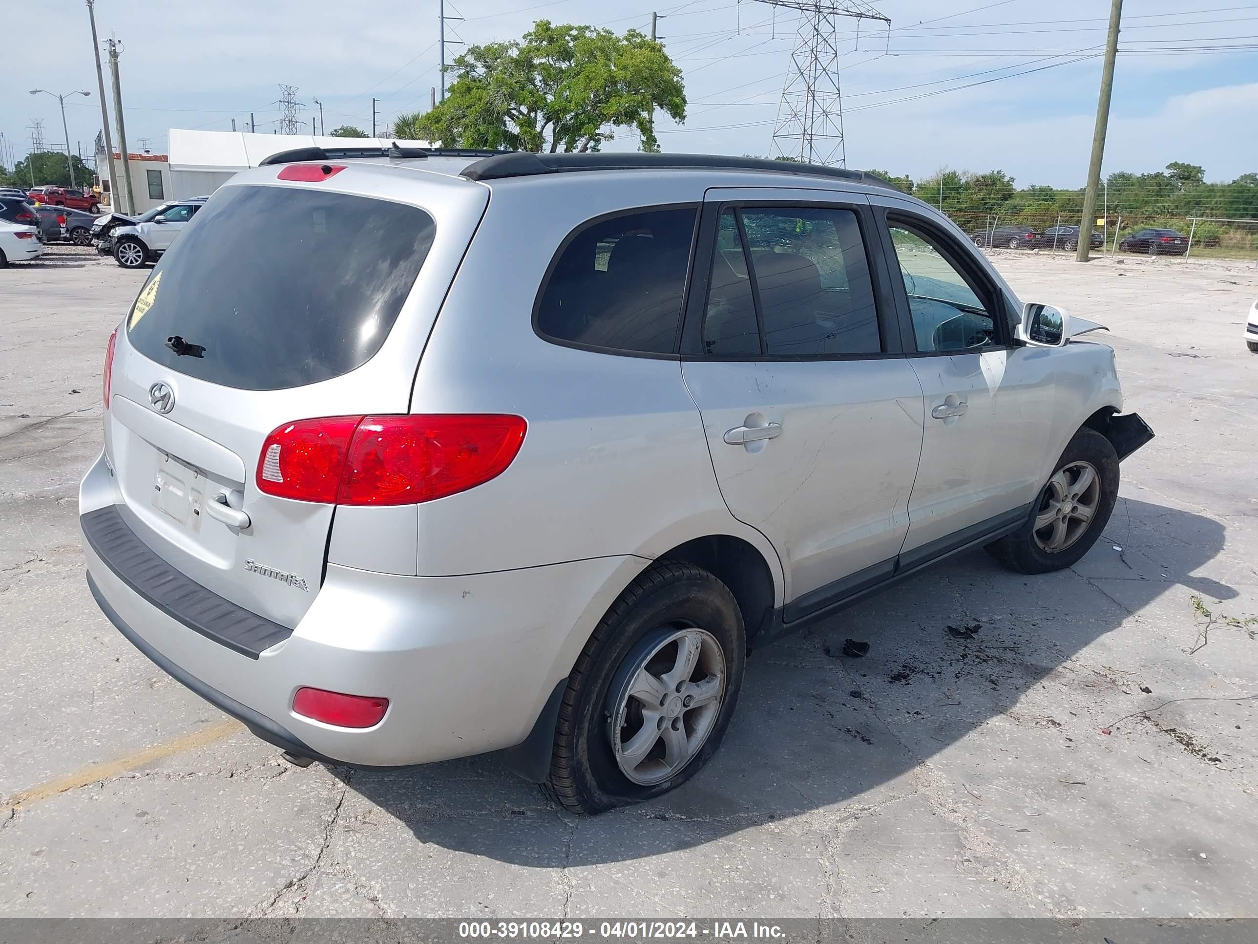 Photo 3 VIN: 5NMSG13D98H225943 - HYUNDAI SANTA FE 