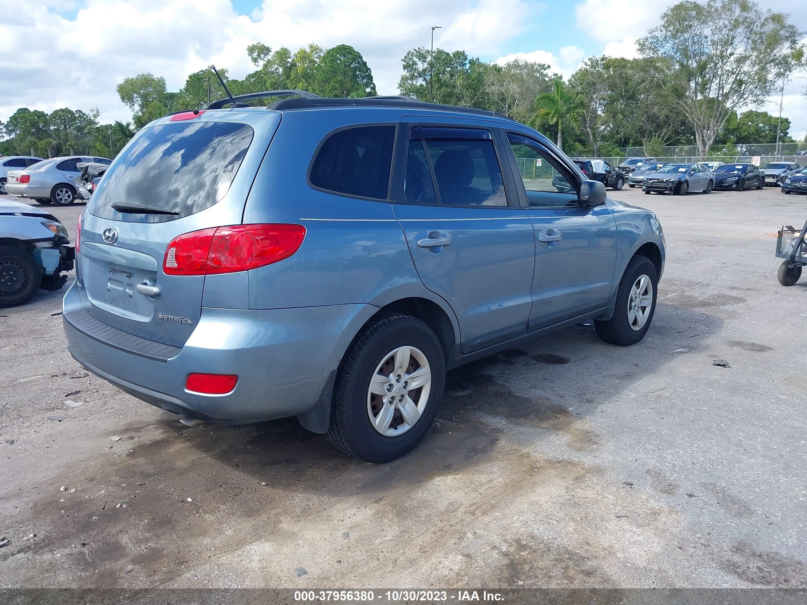 Photo 3 VIN: 5NMSG13D99H265828 - HYUNDAI SANTA FE 