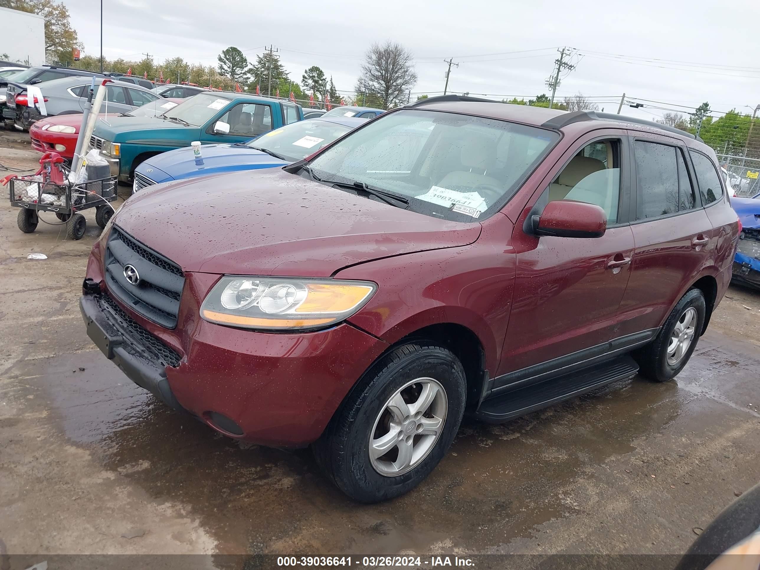 Photo 1 VIN: 5NMSG13DX8H164814 - HYUNDAI SANTA FE 