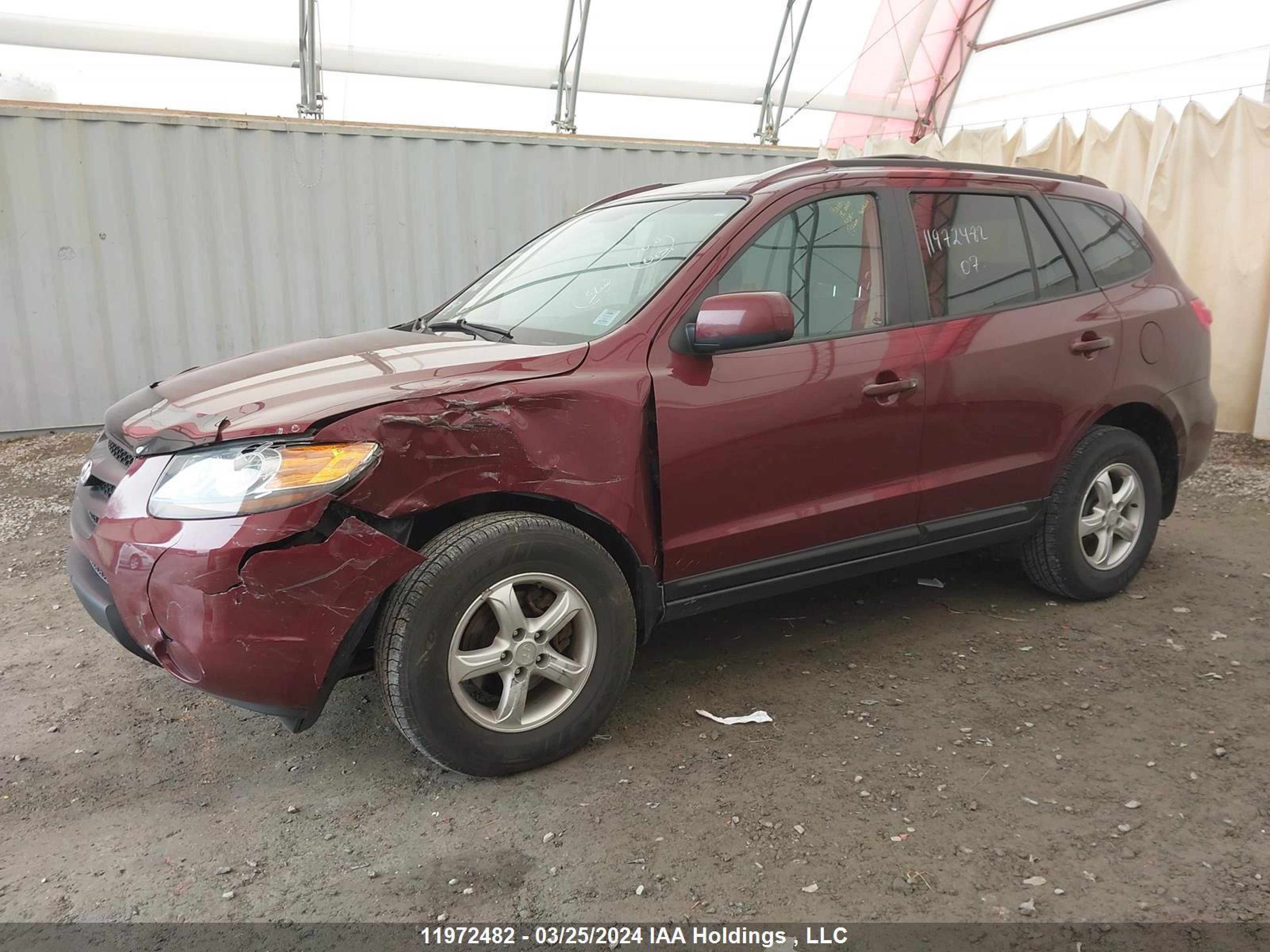 Photo 1 VIN: 5NMSG13E57H118251 - HYUNDAI SANTA FE 