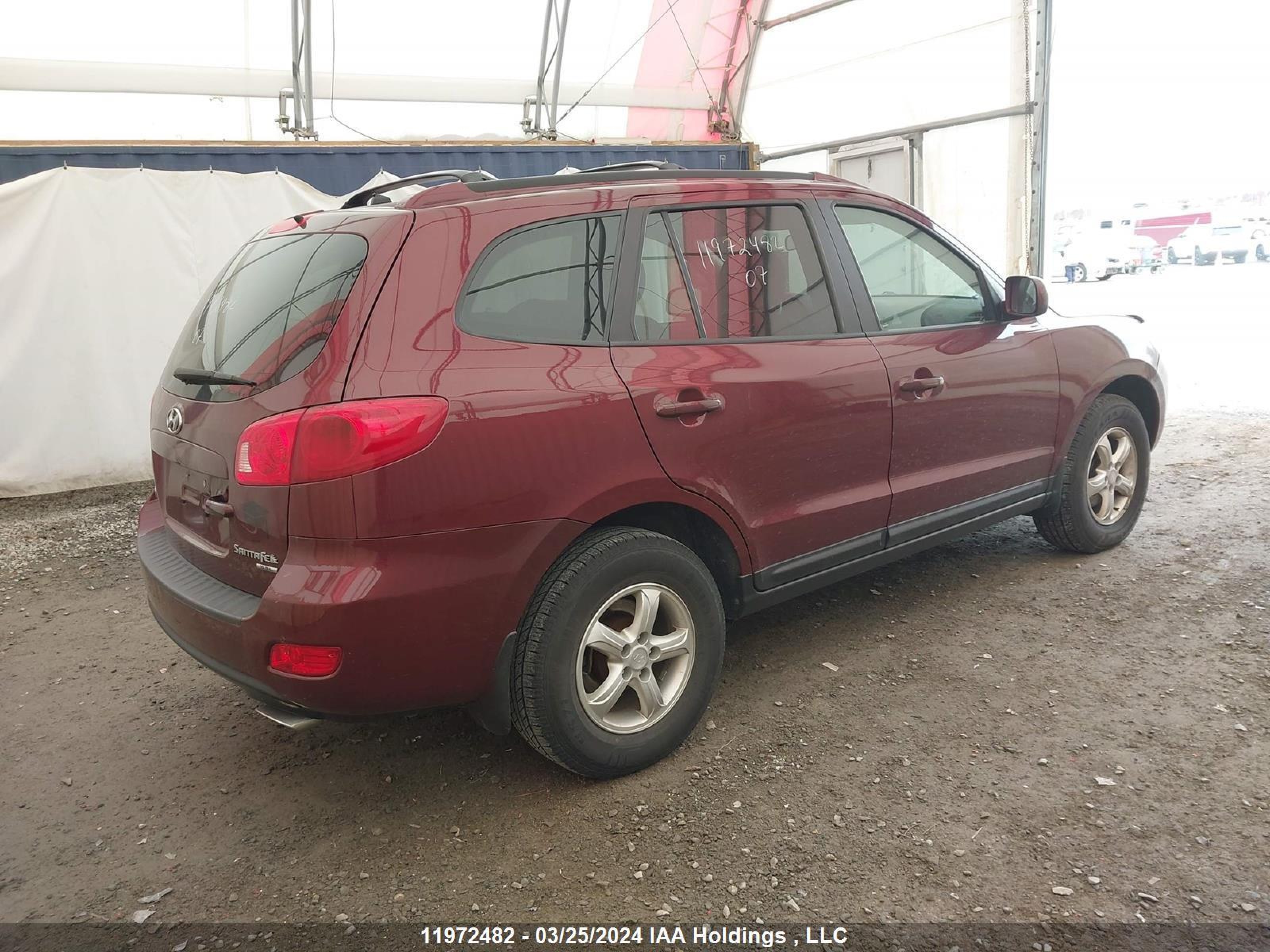 Photo 3 VIN: 5NMSG13E57H118251 - HYUNDAI SANTA FE 