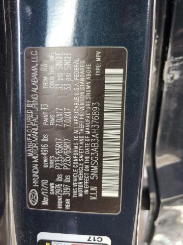 Photo 12 VIN: 5NMSG3AB3AH376893 - HYUNDAI SANTA FE G 