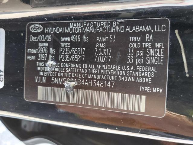 Photo 13 VIN: 5NMSG3AB4AH348147 - HYUNDAI SANTA FE G 