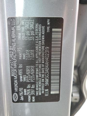 Photo 12 VIN: 5NMSG3AB4AH402319 - HYUNDAI SANTA FE 