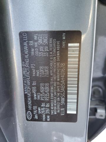 Photo 12 VIN: 5NMSG3AB5AH401678 - HYUNDAI SANTA FE 