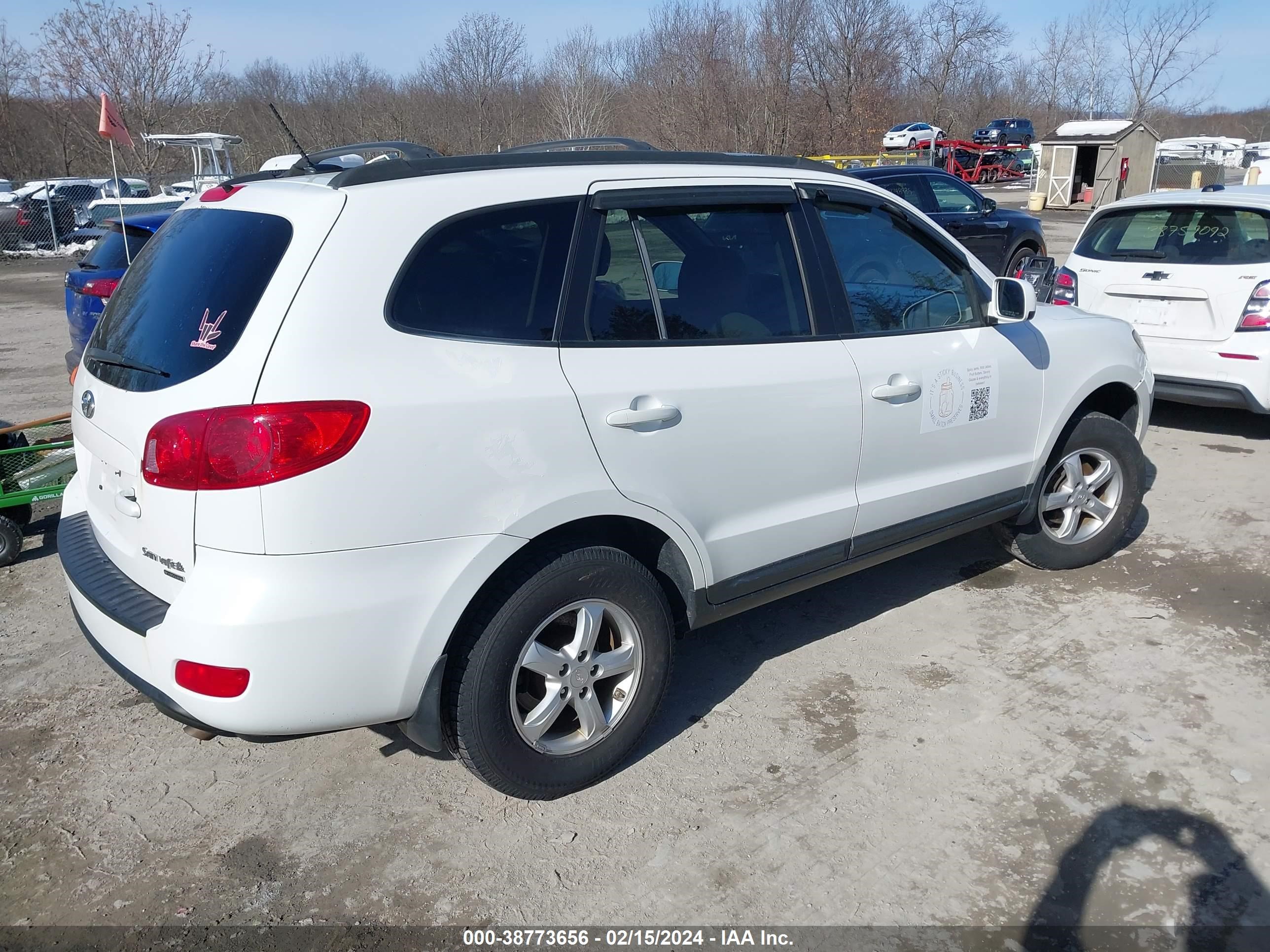 Photo 3 VIN: 5NMSG73D08H200528 - HYUNDAI SANTA FE 