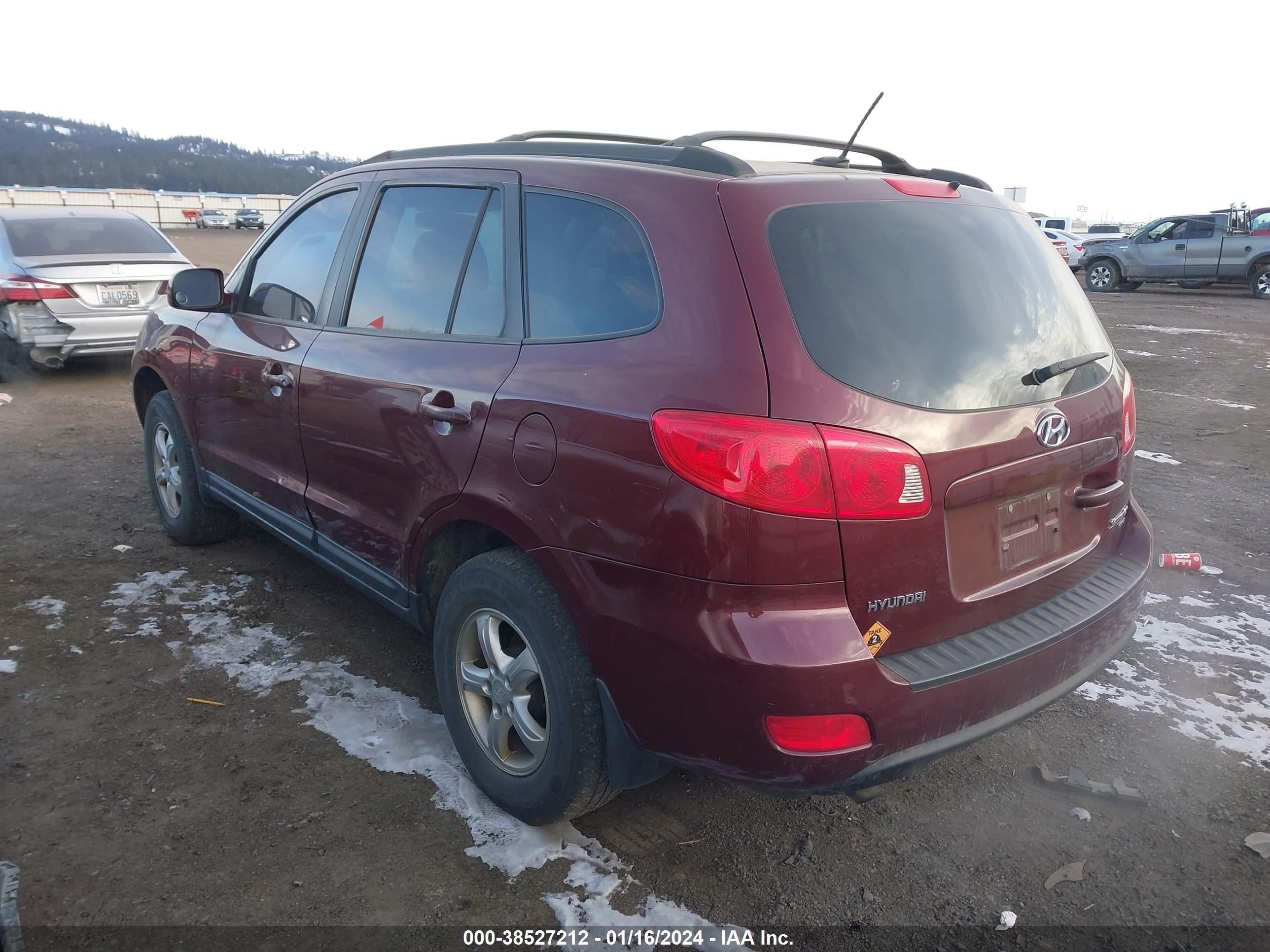 Photo 2 VIN: 5NMSG73D18H205124 - HYUNDAI SANTA FE 