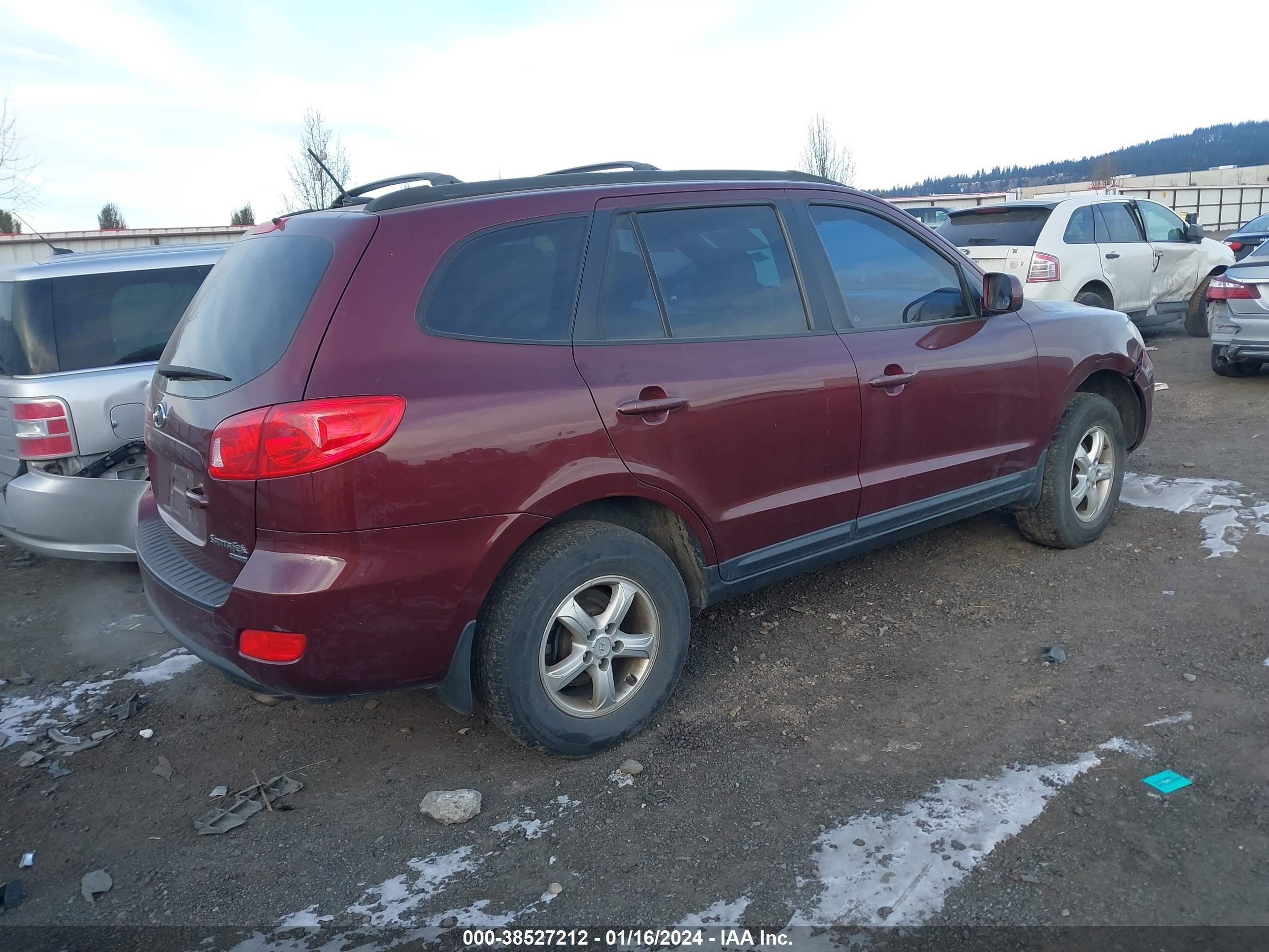 Photo 3 VIN: 5NMSG73D18H205124 - HYUNDAI SANTA FE 