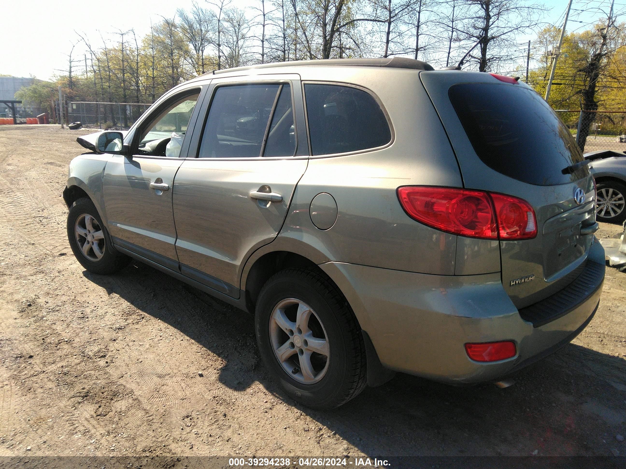 Photo 2 VIN: 5NMSG73D38H143046 - HYUNDAI SANTA FE 