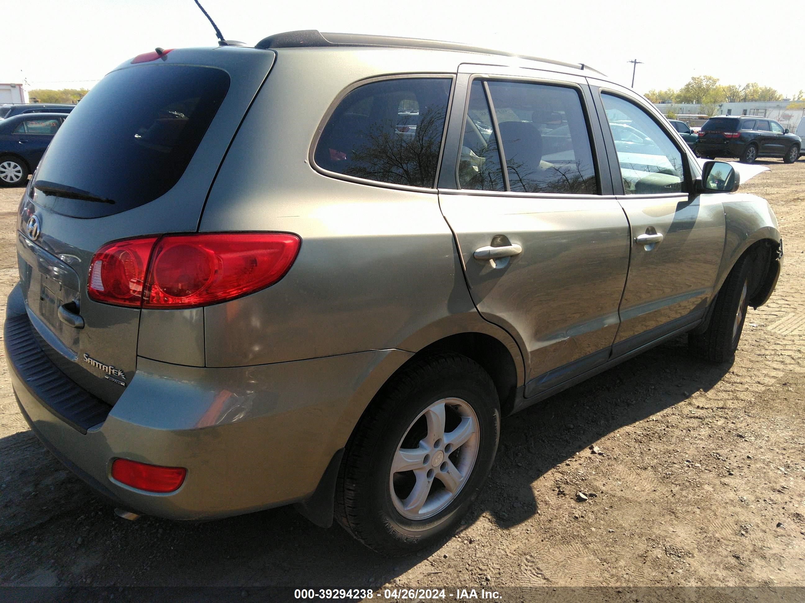 Photo 3 VIN: 5NMSG73D38H143046 - HYUNDAI SANTA FE 