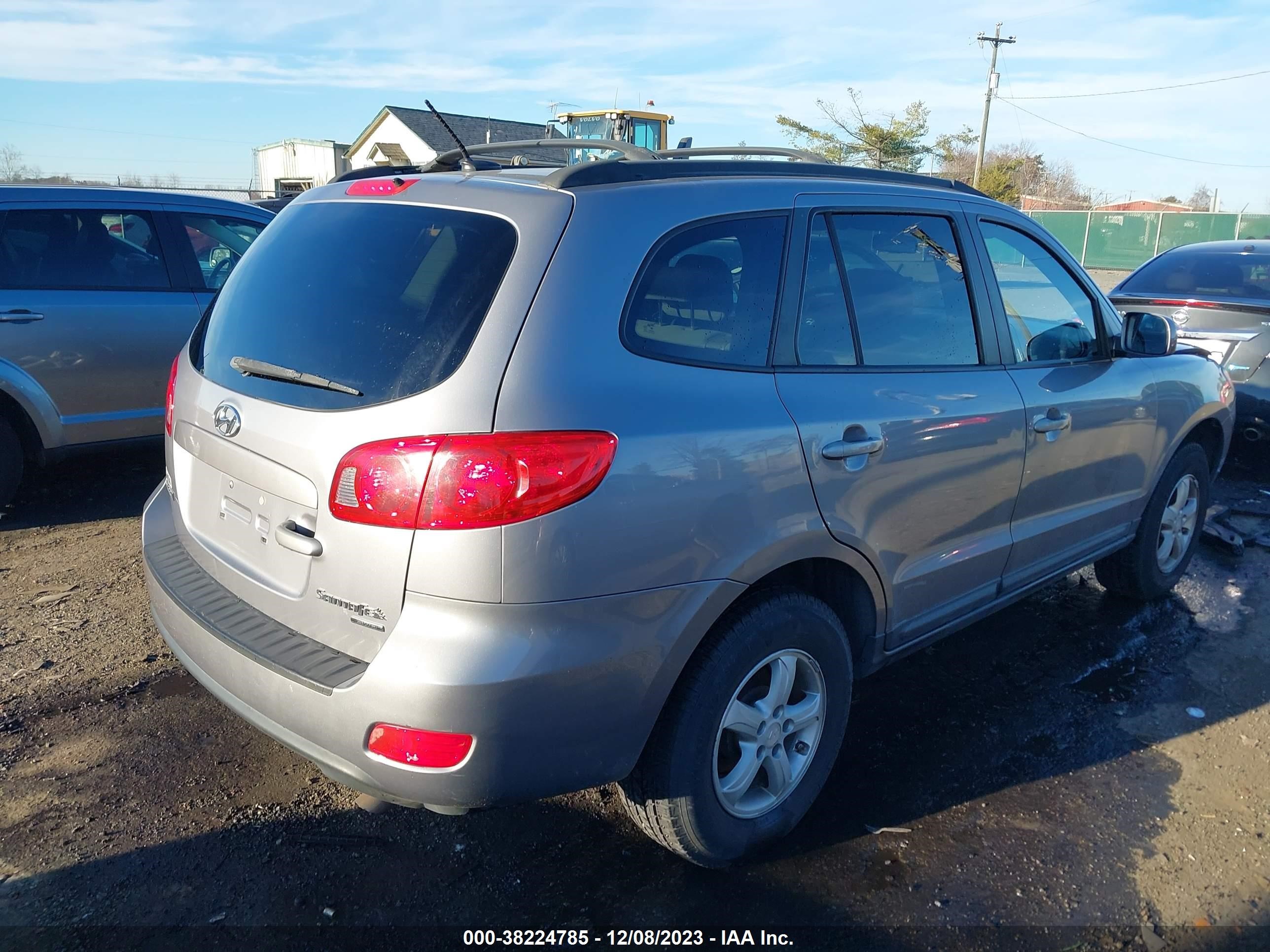 Photo 3 VIN: 5NMSG73D48H155500 - HYUNDAI SANTA FE 