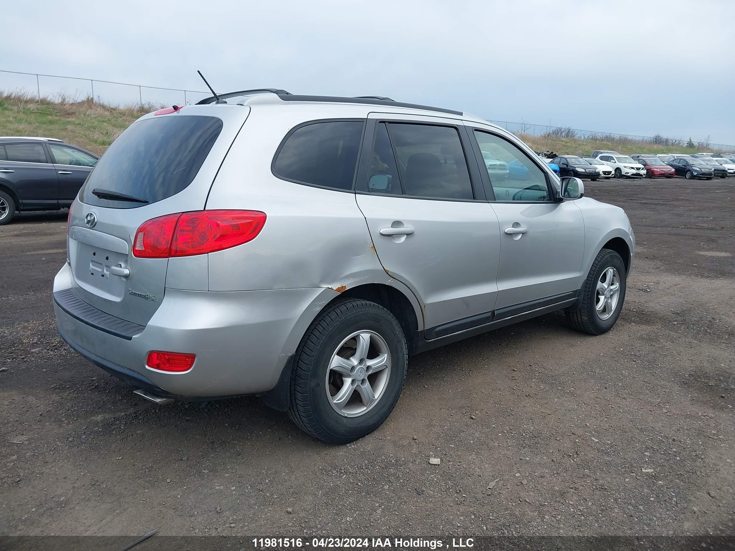 Photo 3 VIN: 5NMSG73E17H007456 - HYUNDAI SANTA FE 