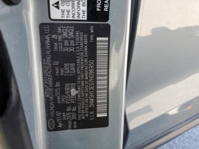 Photo 11 VIN: 5NMSH13E07H096950 - HYUNDAI SANTA FE 