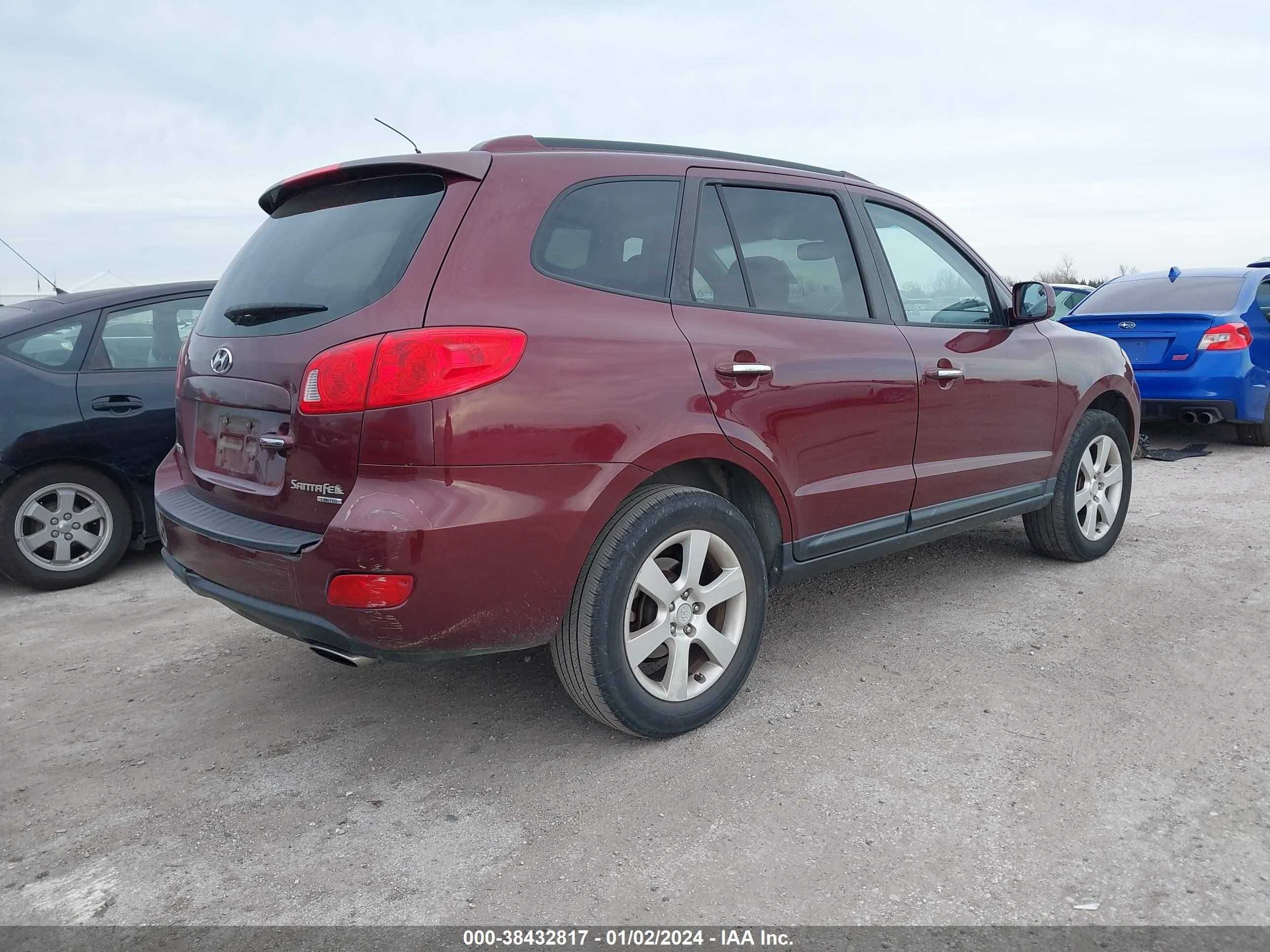 Photo 3 VIN: 5NMSH13E08H183779 - HYUNDAI SANTA FE 