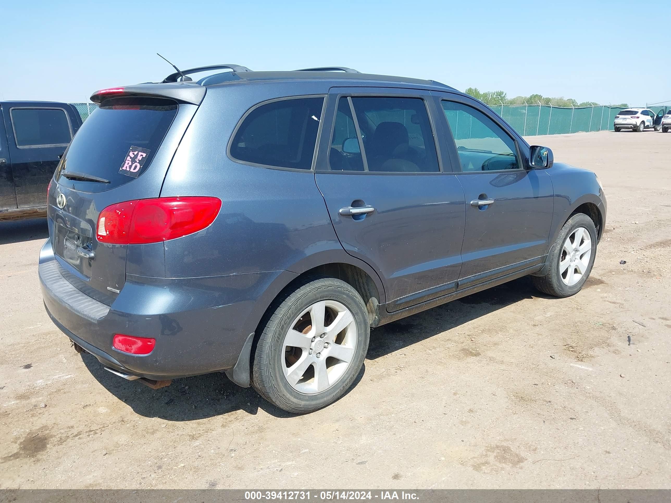 Photo 3 VIN: 5NMSH13E17H004115 - HYUNDAI SANTA FE 