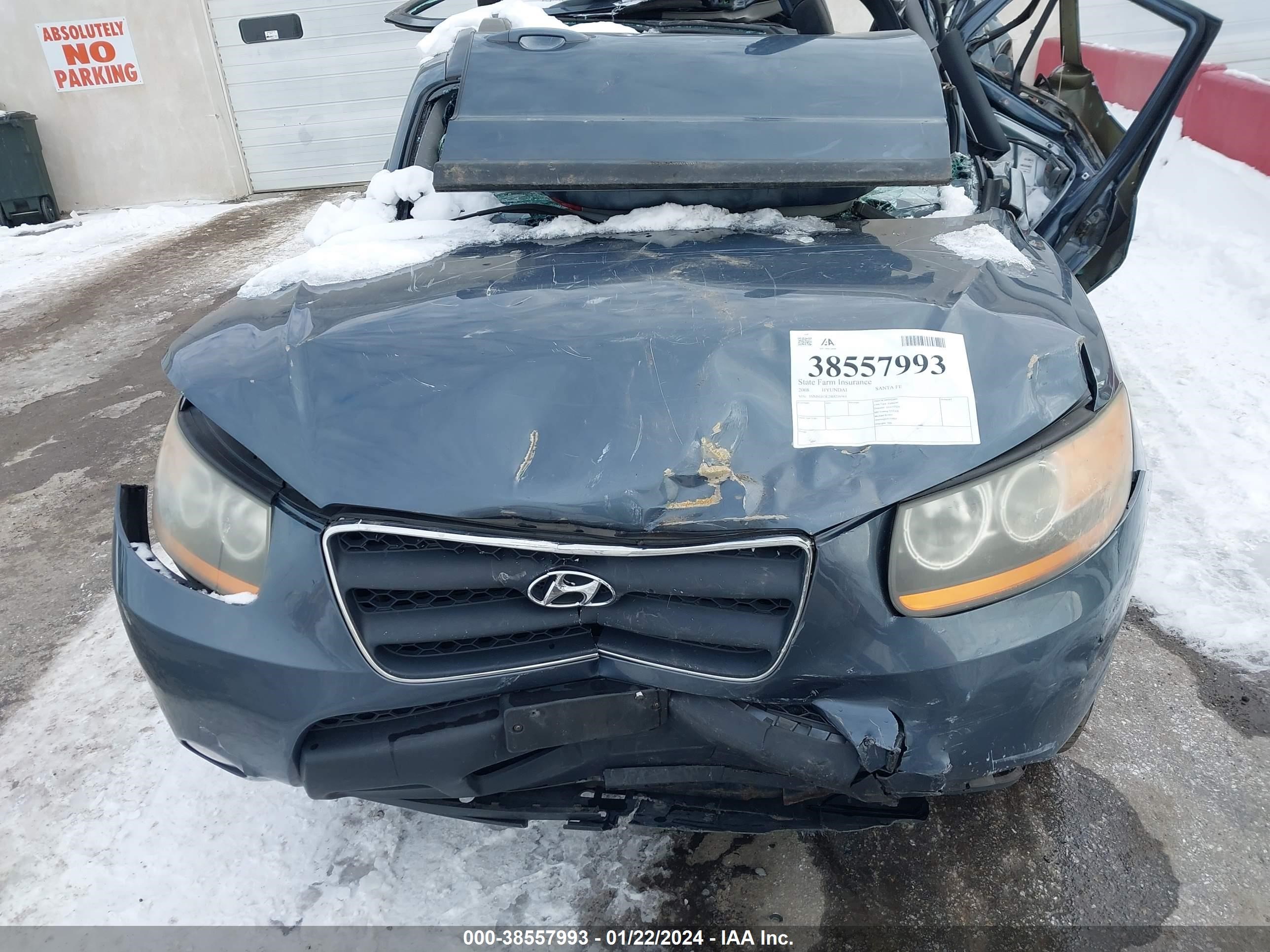 Photo 9 VIN: 5NMSH13E28H216961 - HYUNDAI SANTA FE 