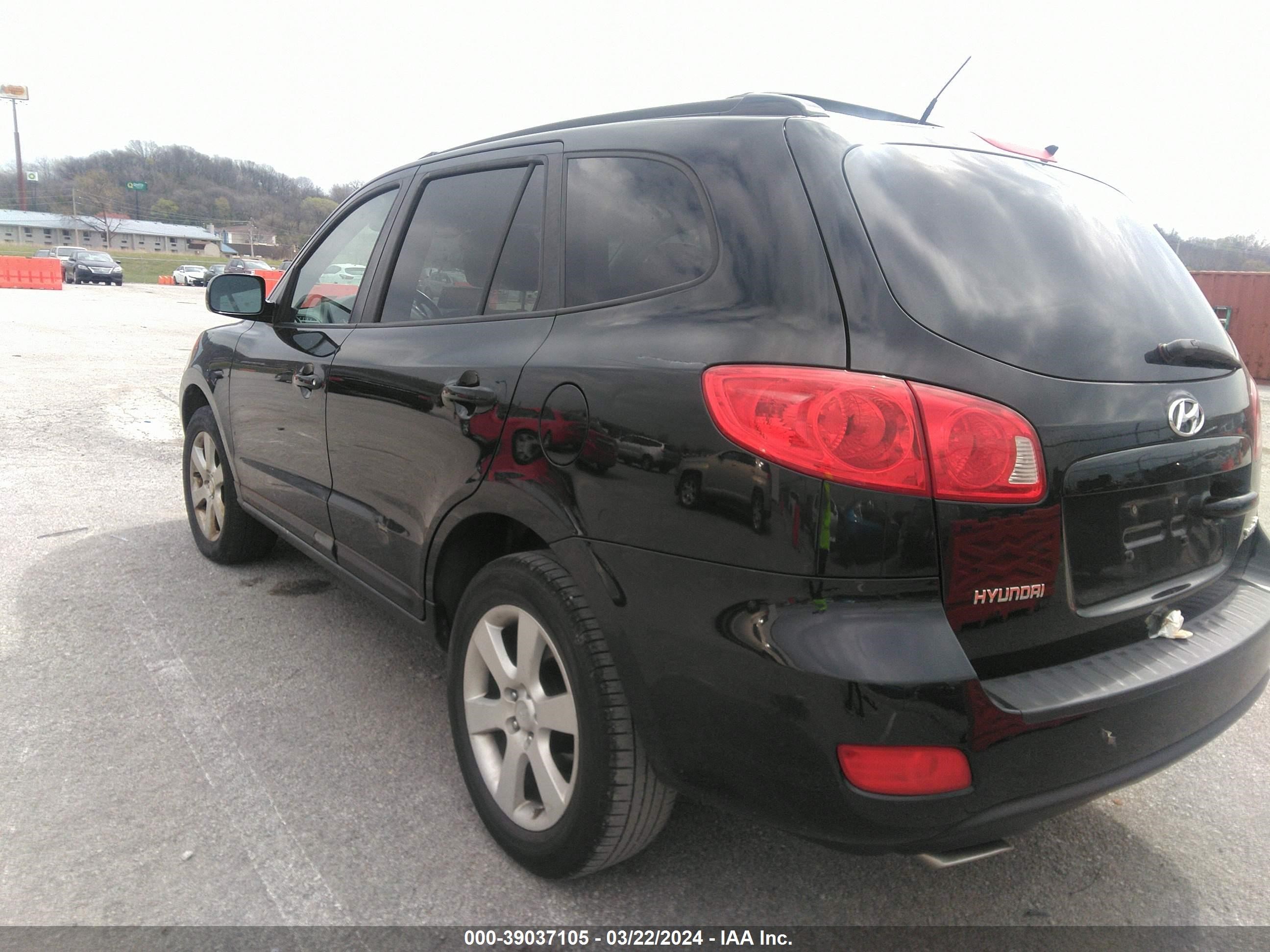 Photo 2 VIN: 5NMSH13E37H126975 - HYUNDAI SANTA FE 