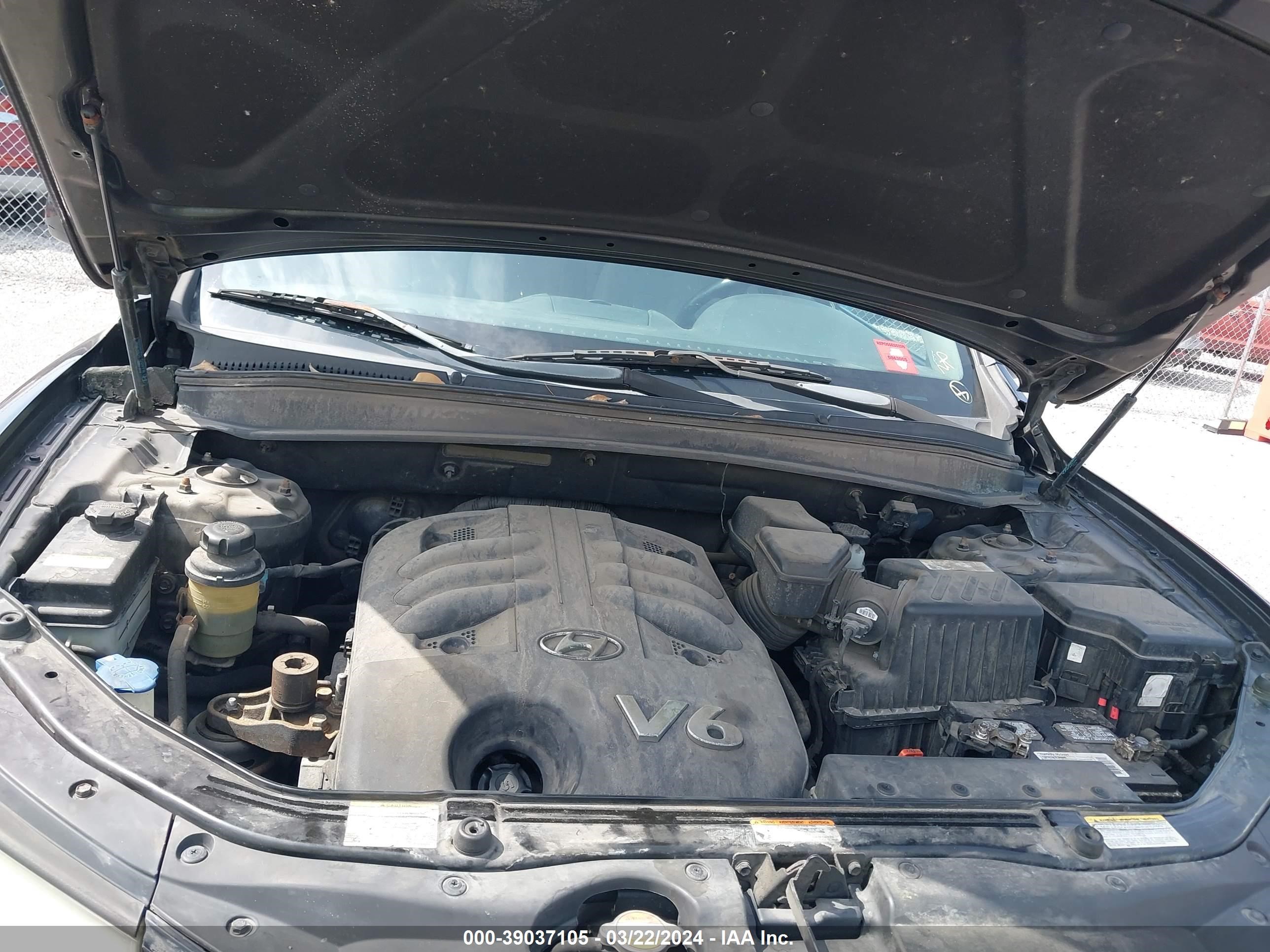 Photo 9 VIN: 5NMSH13E37H126975 - HYUNDAI SANTA FE 