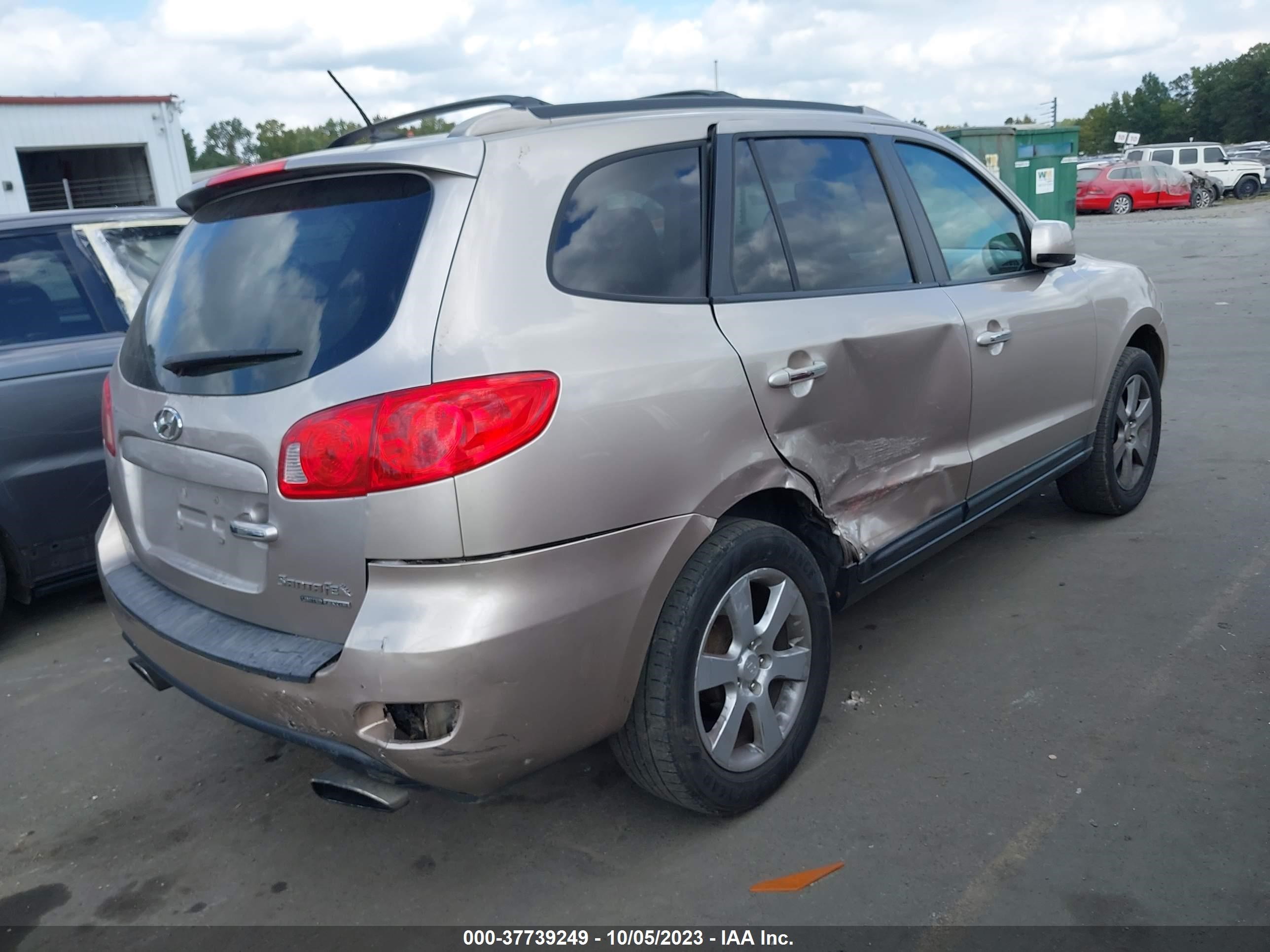 Photo 3 VIN: 5NMSH13E47H080105 - HYUNDAI SANTA FE 