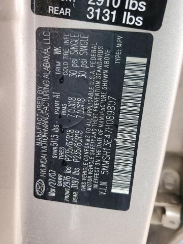 Photo 12 VIN: 5NMSH13E47H089807 - HYUNDAI SANTA FE 