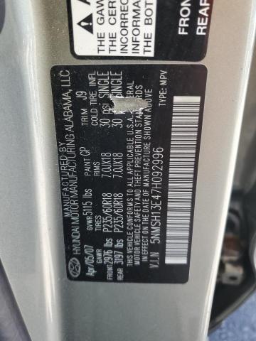 Photo 12 VIN: 5NMSH13E47H092996 - HYUNDAI SANTA FE 