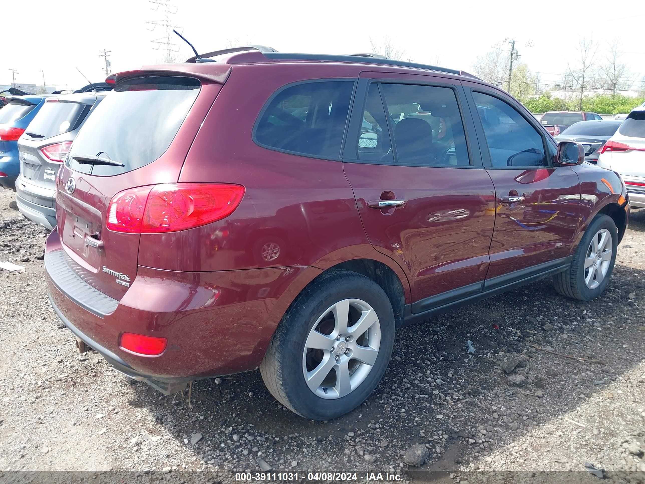 Photo 3 VIN: 5NMSH13E49H254757 - HYUNDAI SANTA FE 