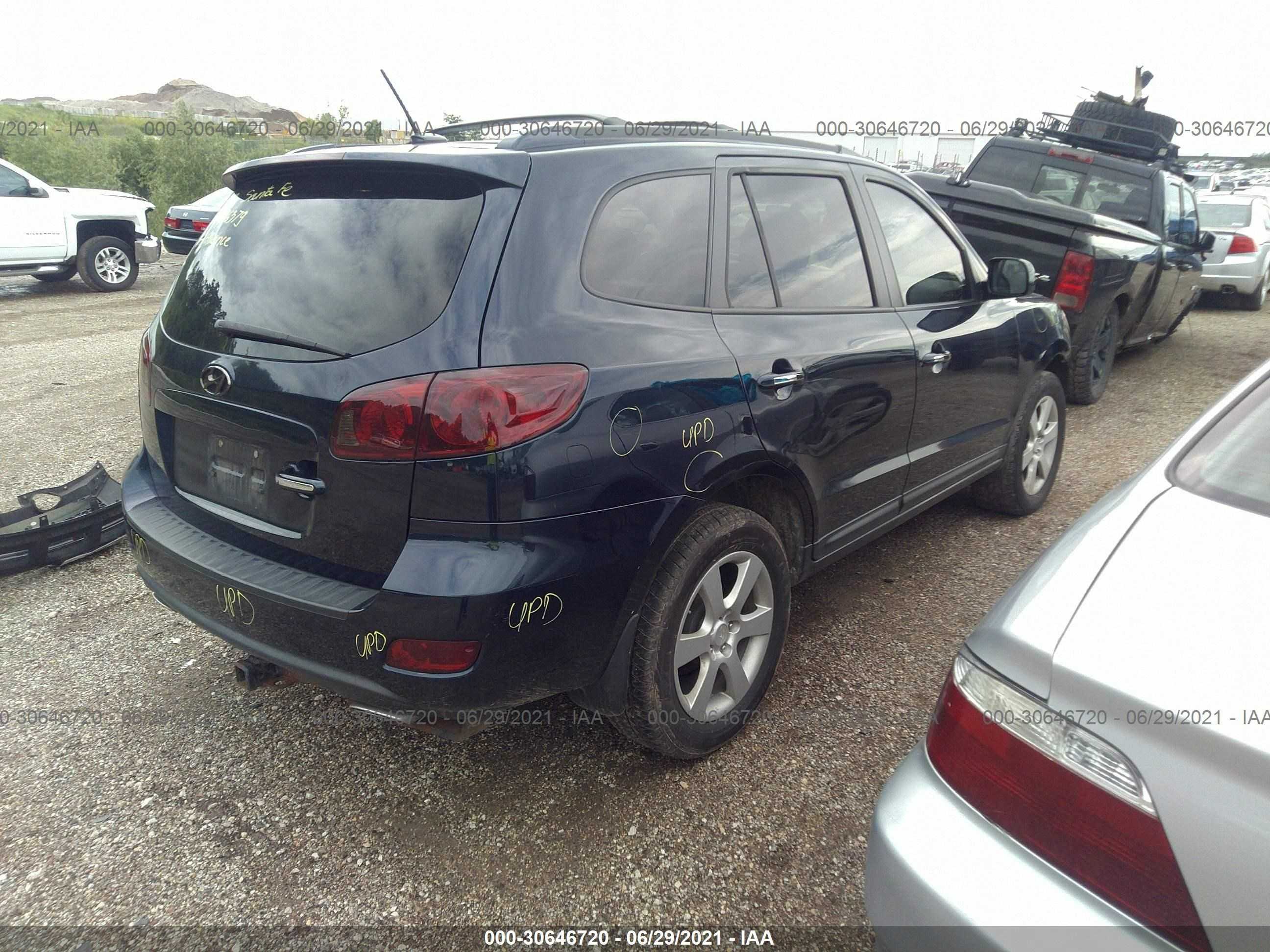 Photo 3 VIN: 5NMSH13E49H255682 - HYUNDAI SANTA FE 