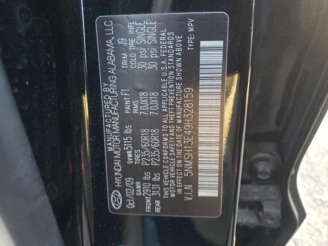 Photo 11 VIN: 5NMSH13E49H328159 - HYUNDAI SANTA FE 