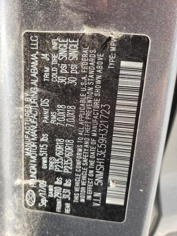 Photo 9 VIN: 5NMSH13E59H321723 - HYUNDAI SANTA FE S 